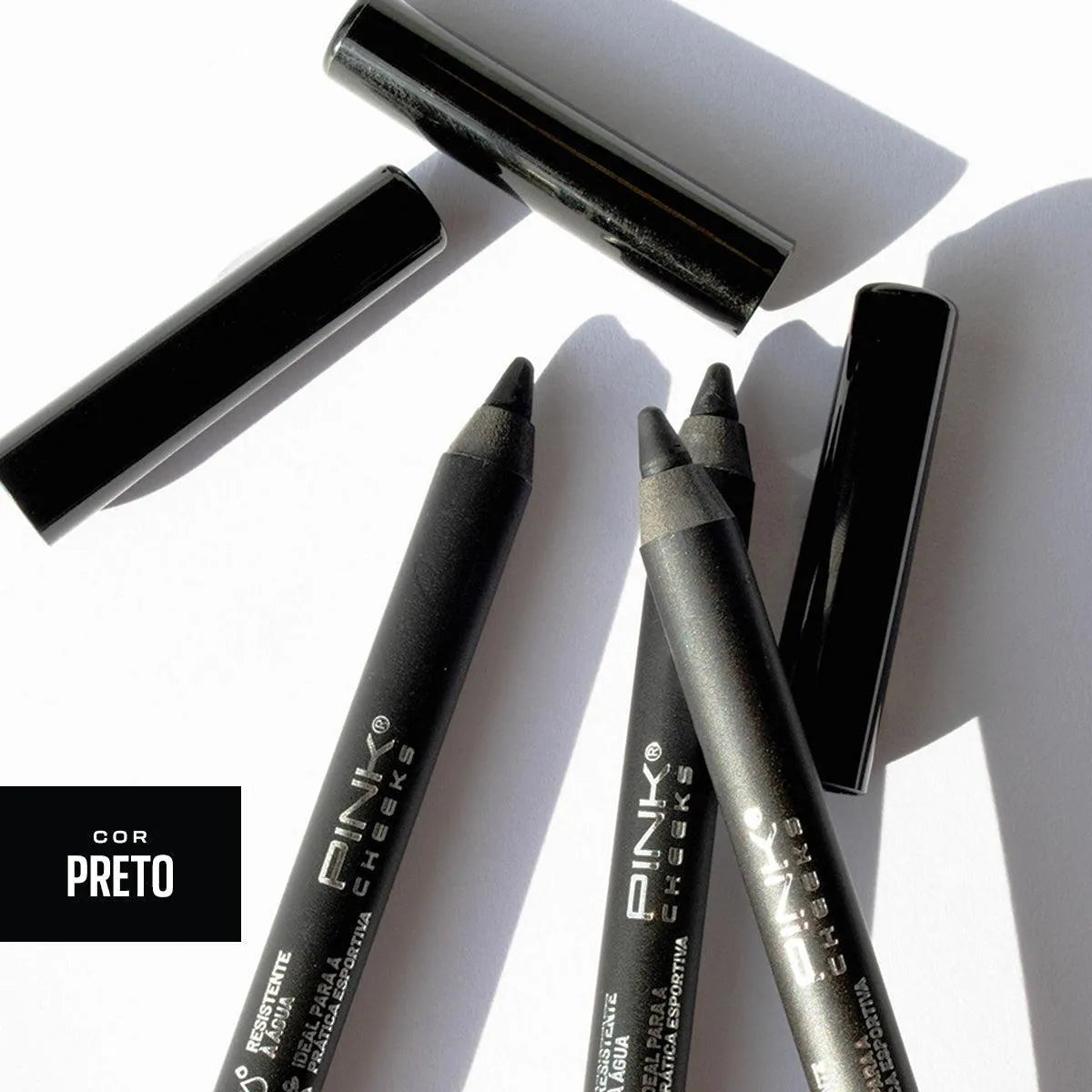 Lápis para Olhos Sport Eyepencil Preto - Pink Cheeks
