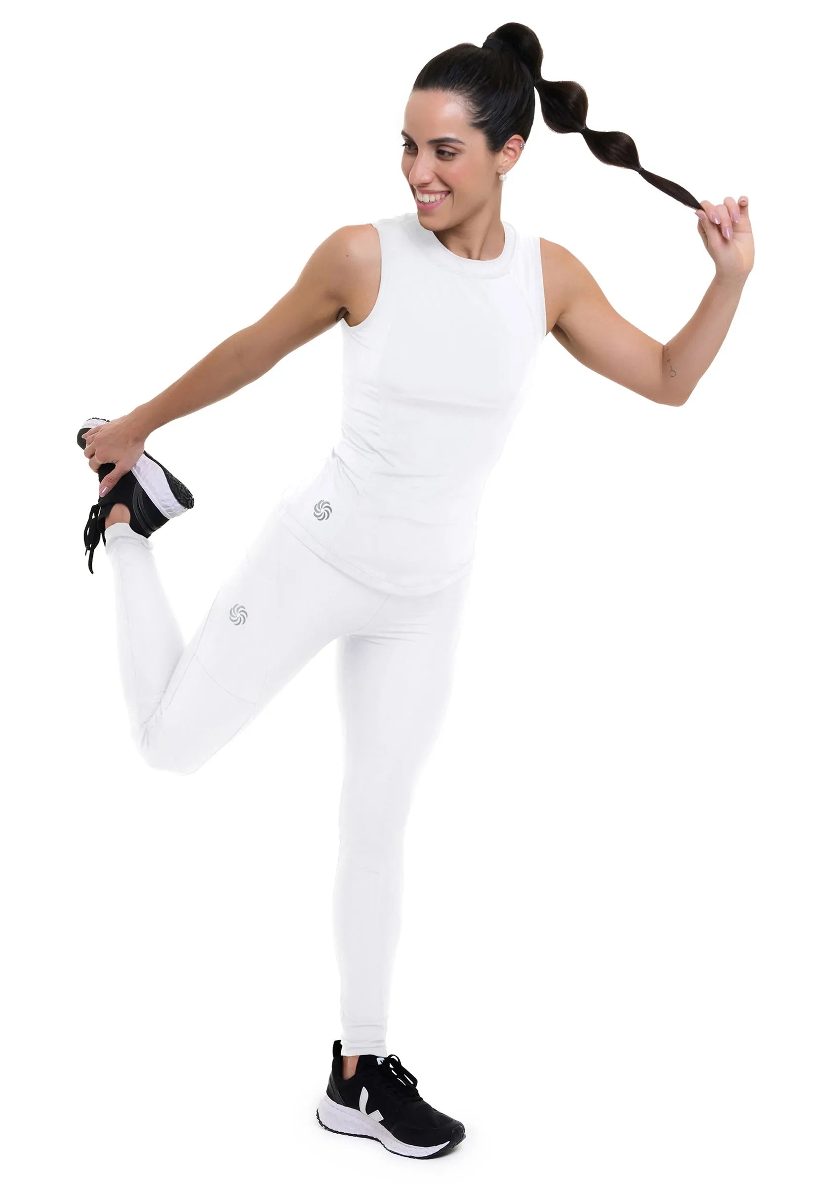 Camiseta Justinha Fluida Branco