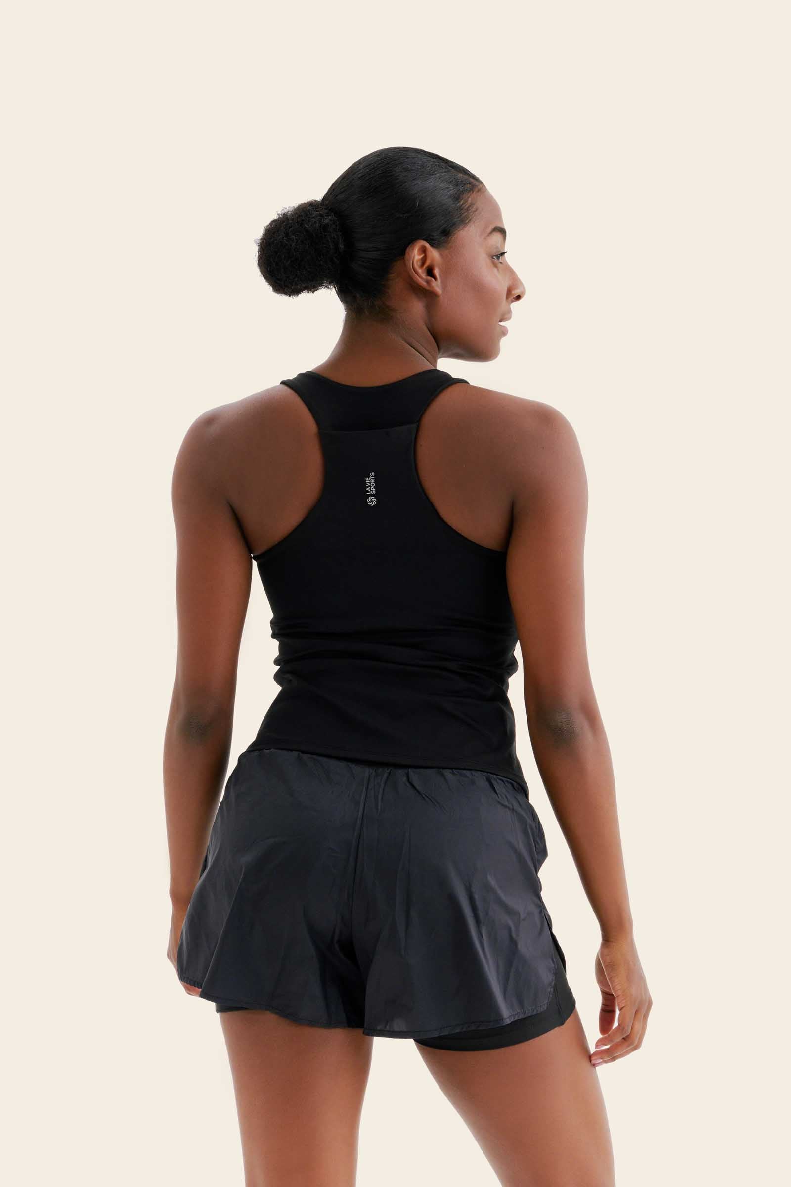 CAMISETA DE COMPRESSÃO COM SUPER BOLSO AloeSkin™ PRETA