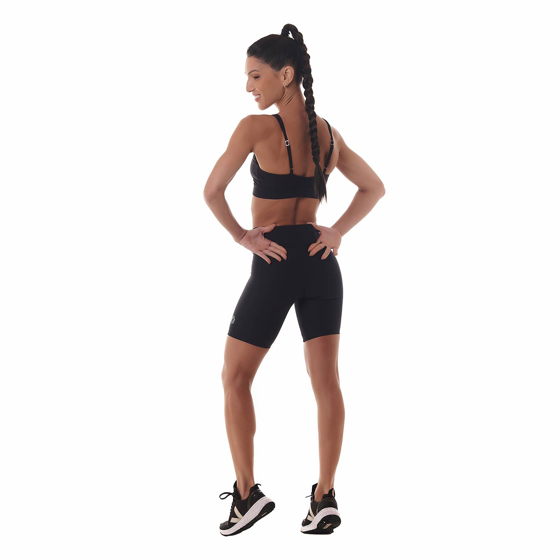 Bermuda de Compressão com Bolso 360º Preto