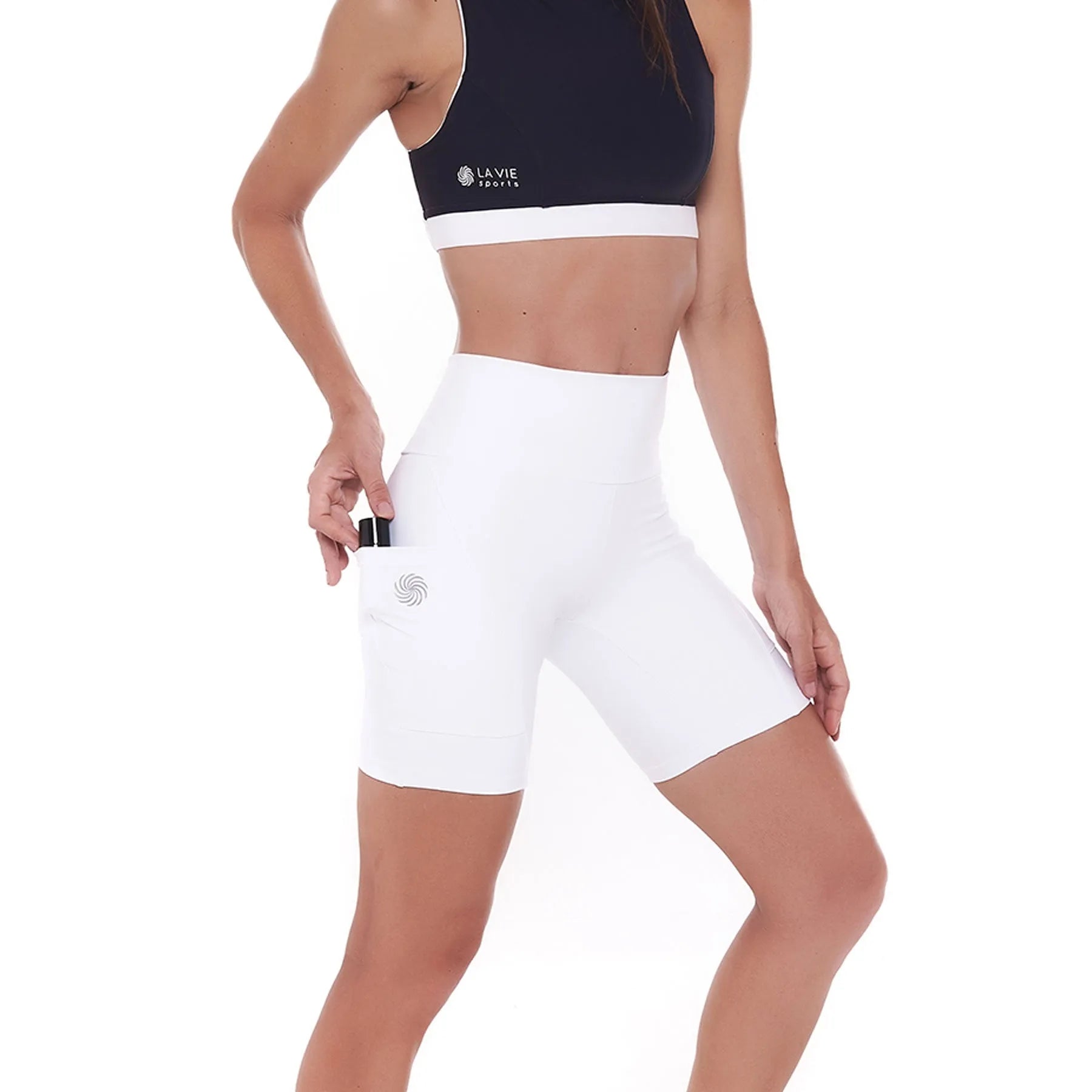 Bermuda de Compressão com Bolsos Clássica Emana