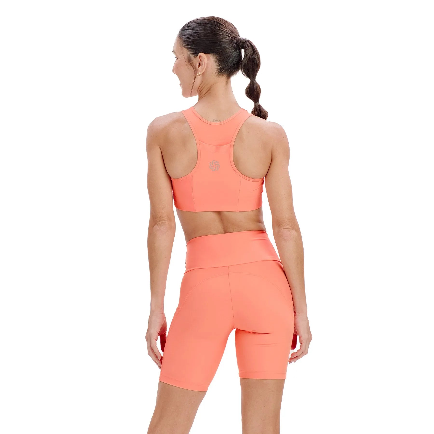 Bermuda de Compressão com Bolsos Clássica Total Emana Coral