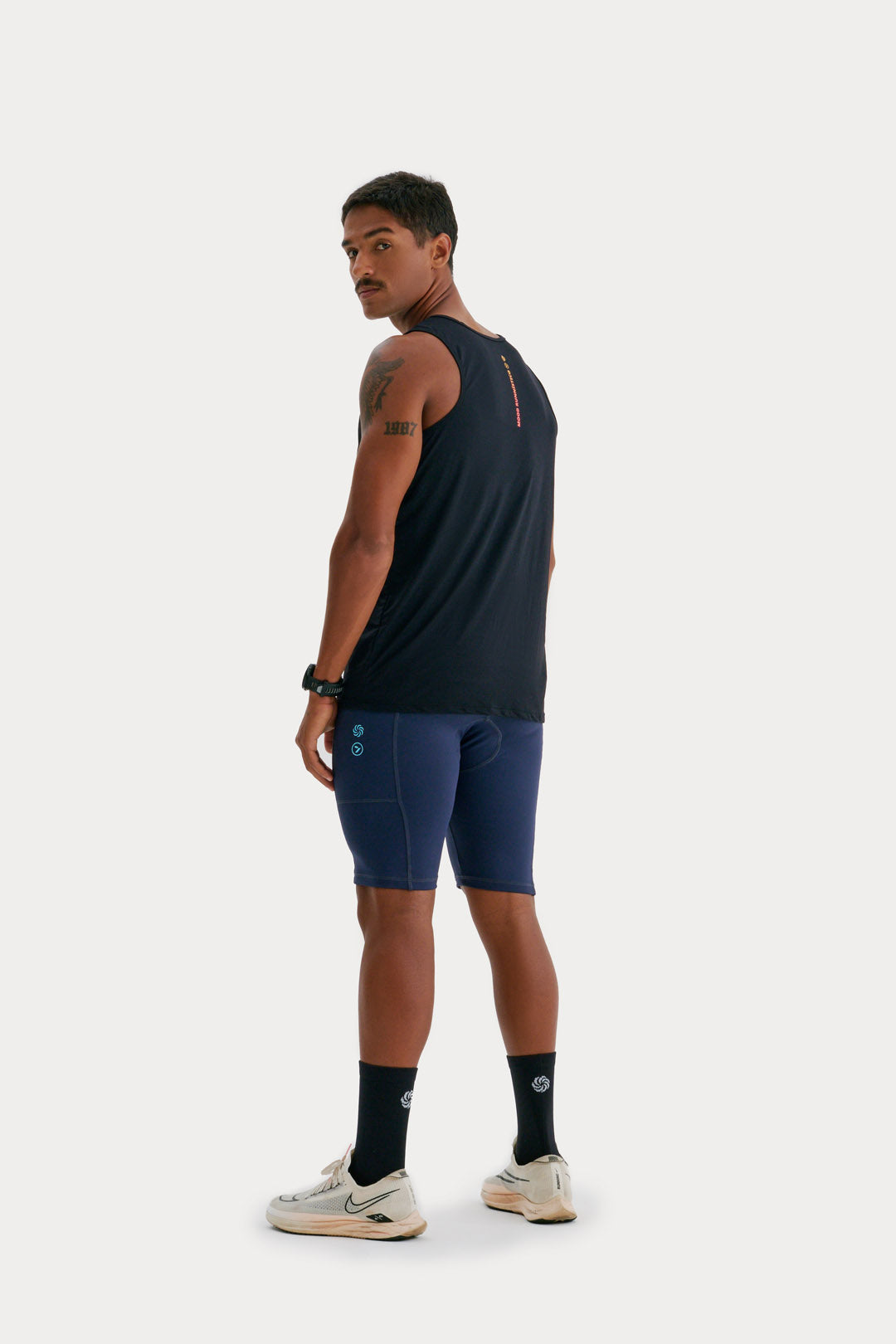 Bermuda de Compressão com Multibolsos Masculina Total Emana Sette Marinho