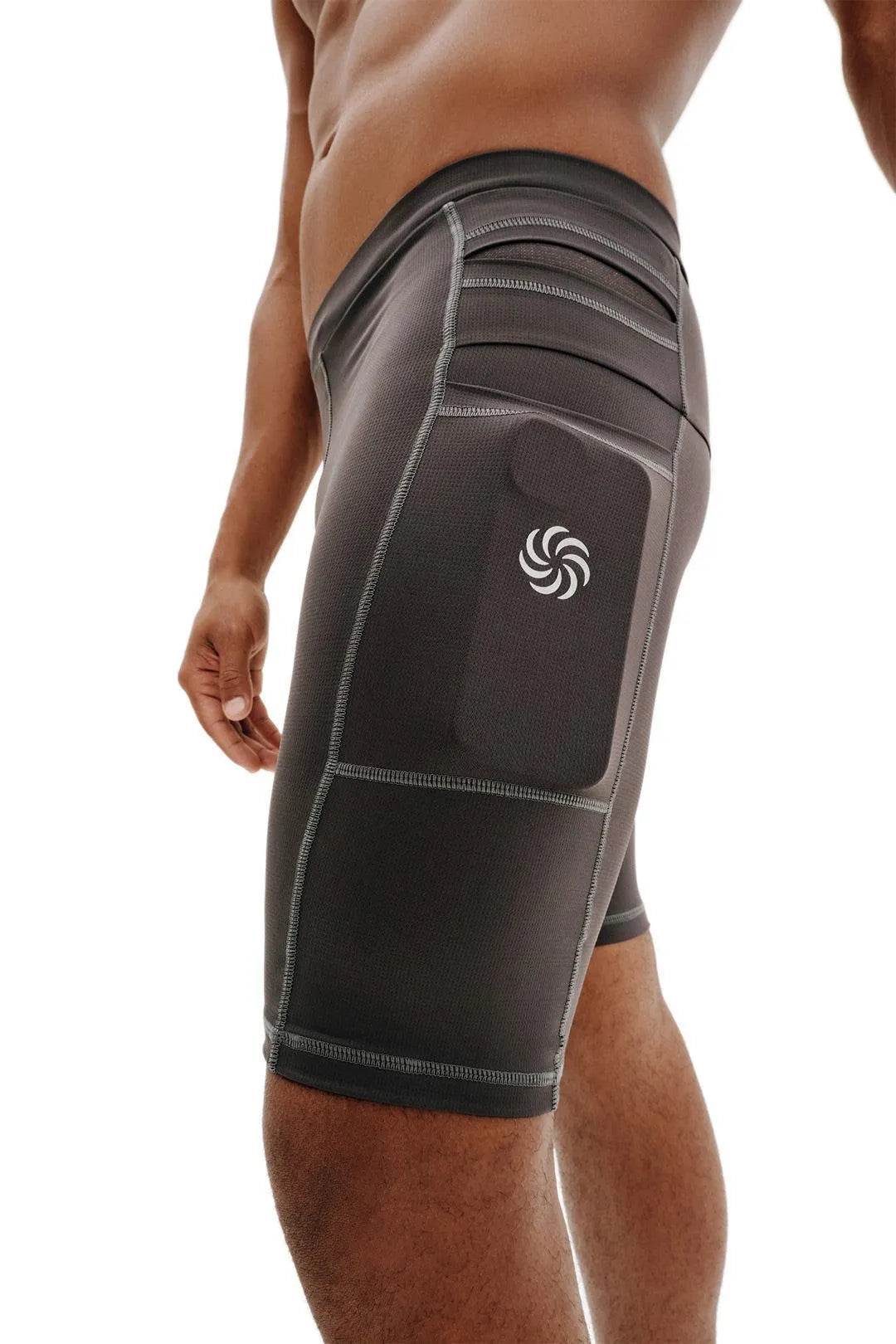 Bermuda de compressão com Multibolsos Masculina Grafite