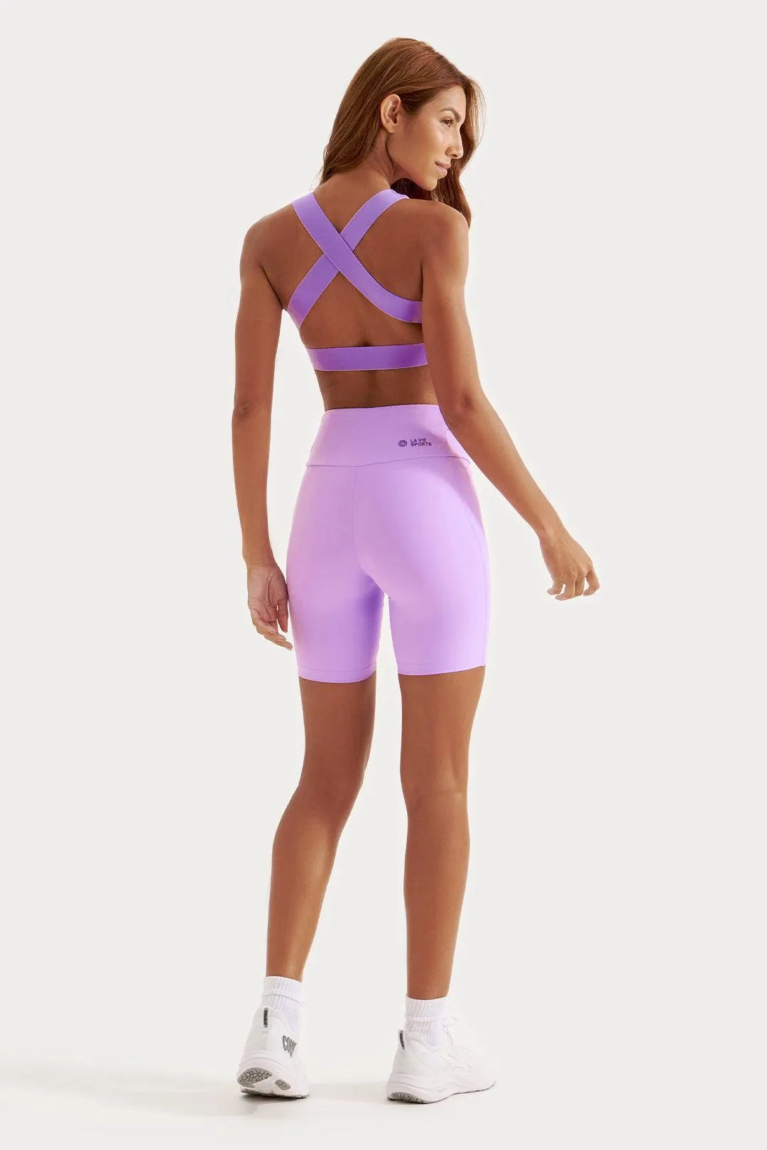 Bermuda de Compressão com Multibolsos Total Emana Lavanda