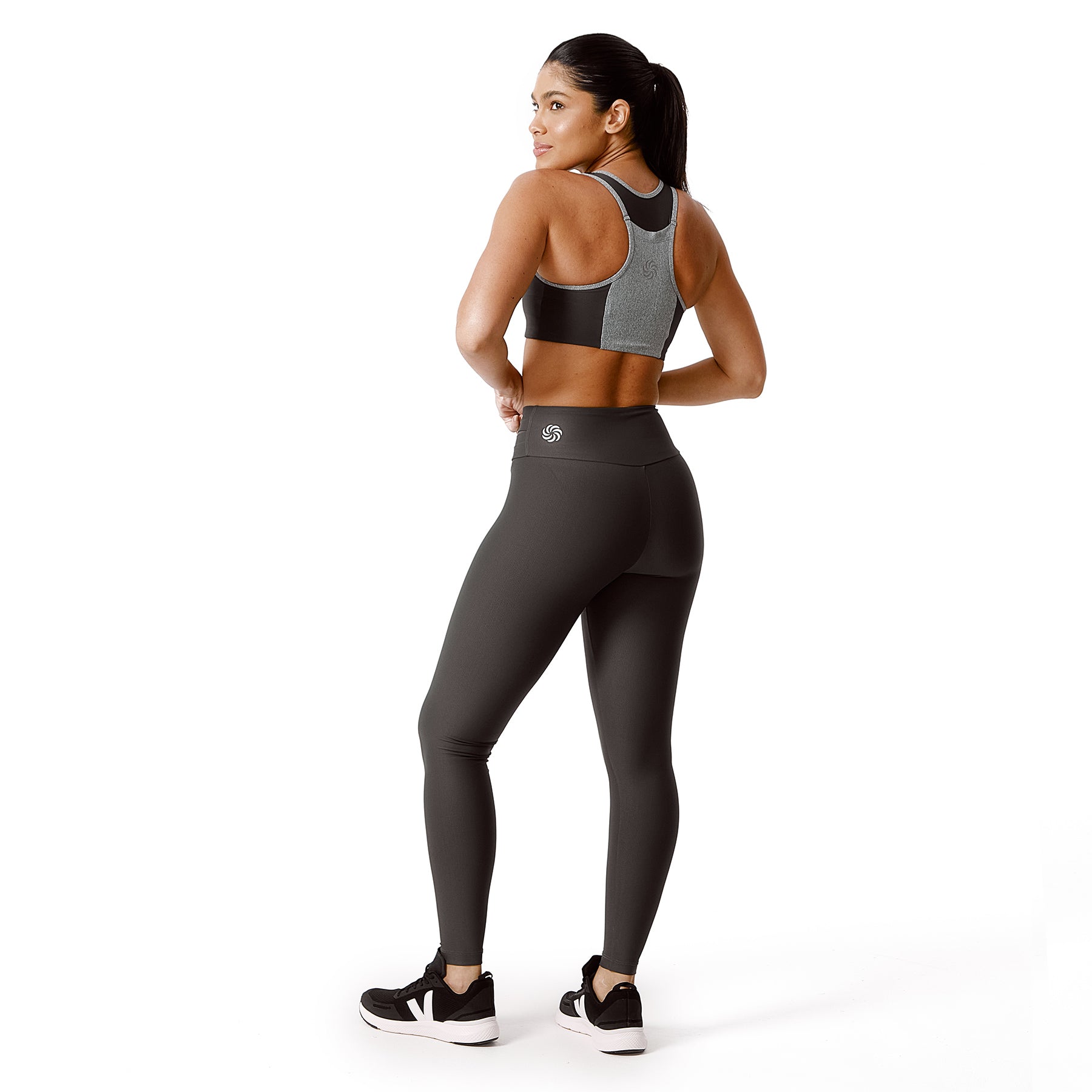 Calça de Compressão com Bolso 360º Grafite