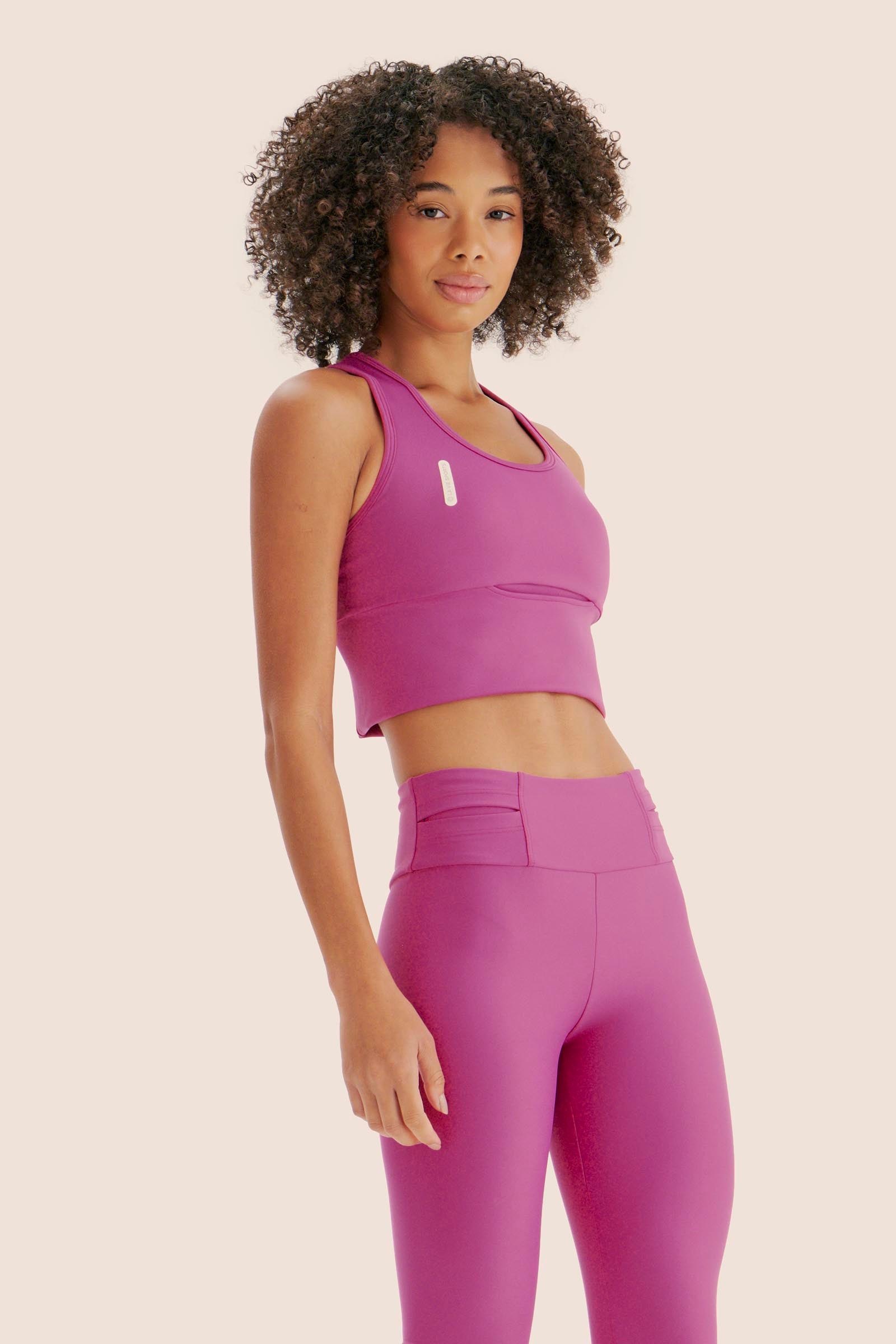 CALÇA DE COMPRESSÃO COM BOLSO 360º FlexSkin™ MAGENTA