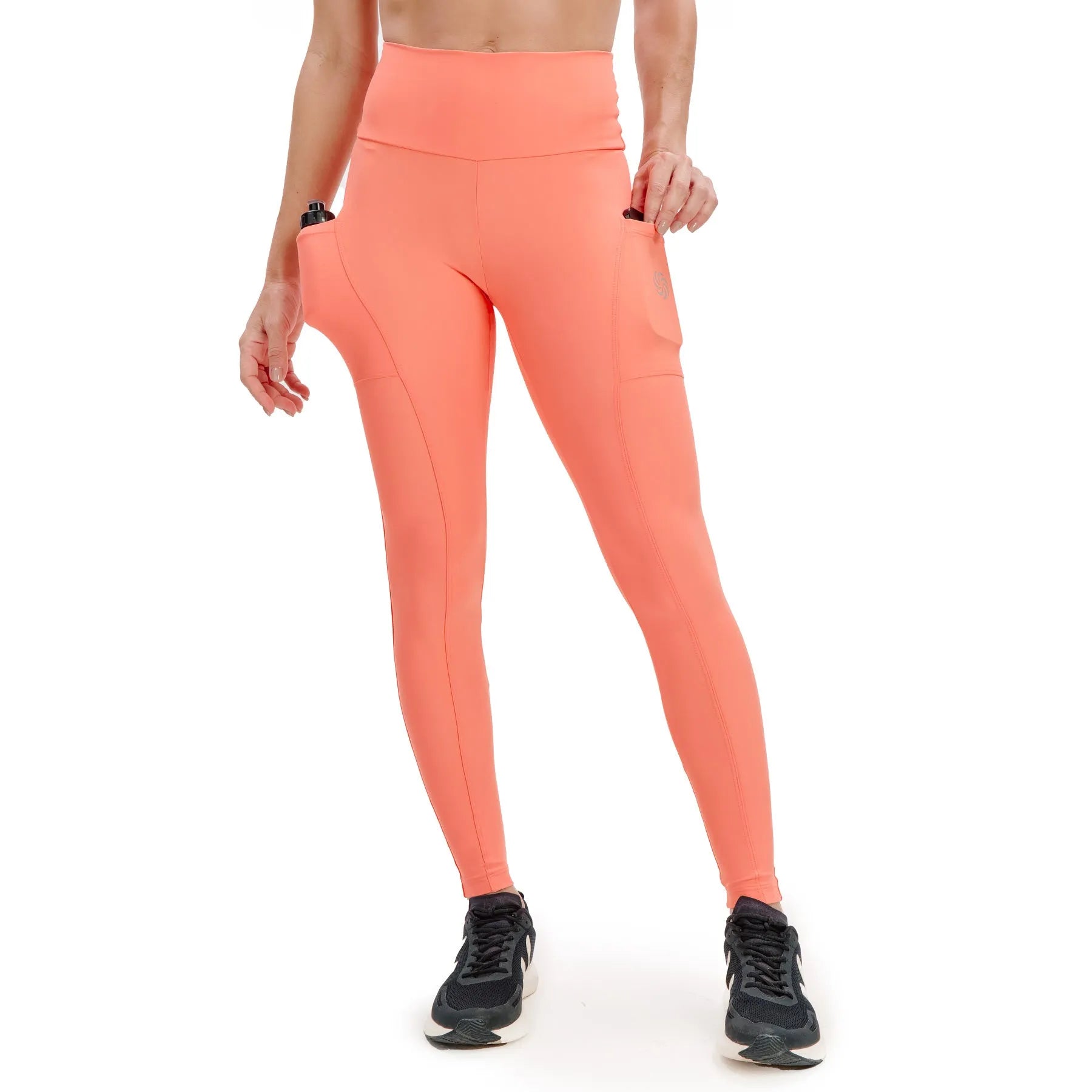 Calça de Compressão com Bolsos Clássica Total Emana