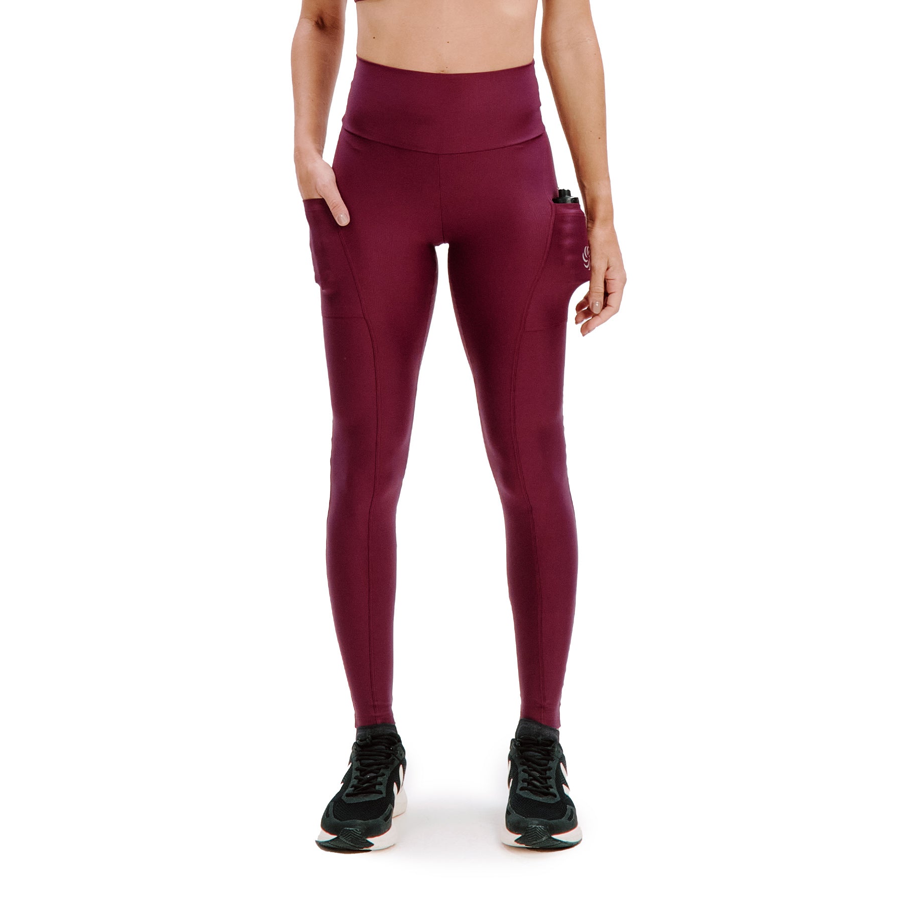 Calça de Compressão com Bolsos Clássica