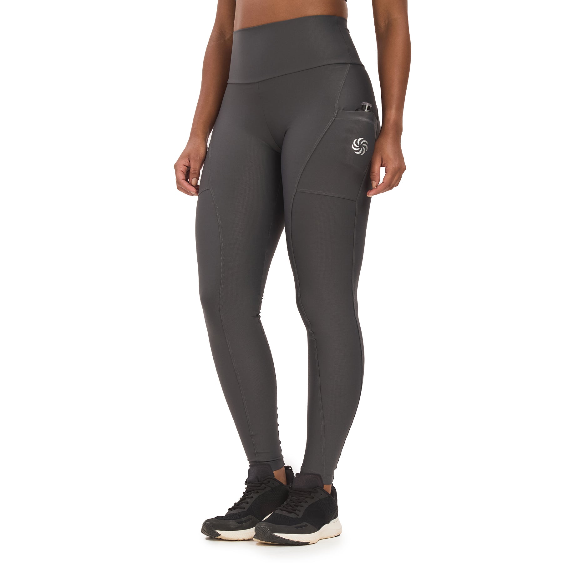 Calça de Compressão com Bolsos Clássica