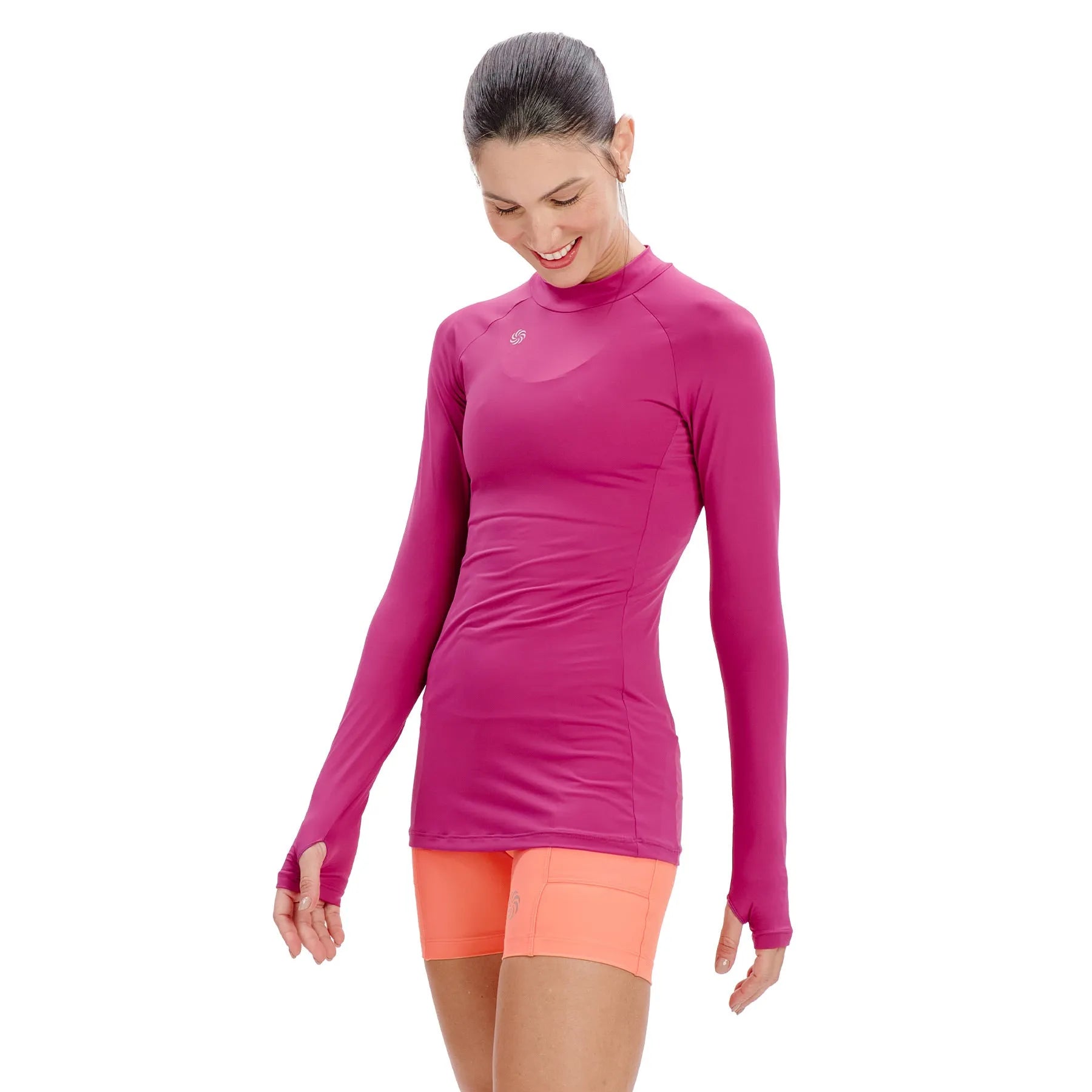 Camisa UV Manga Longa Fluida Merlot