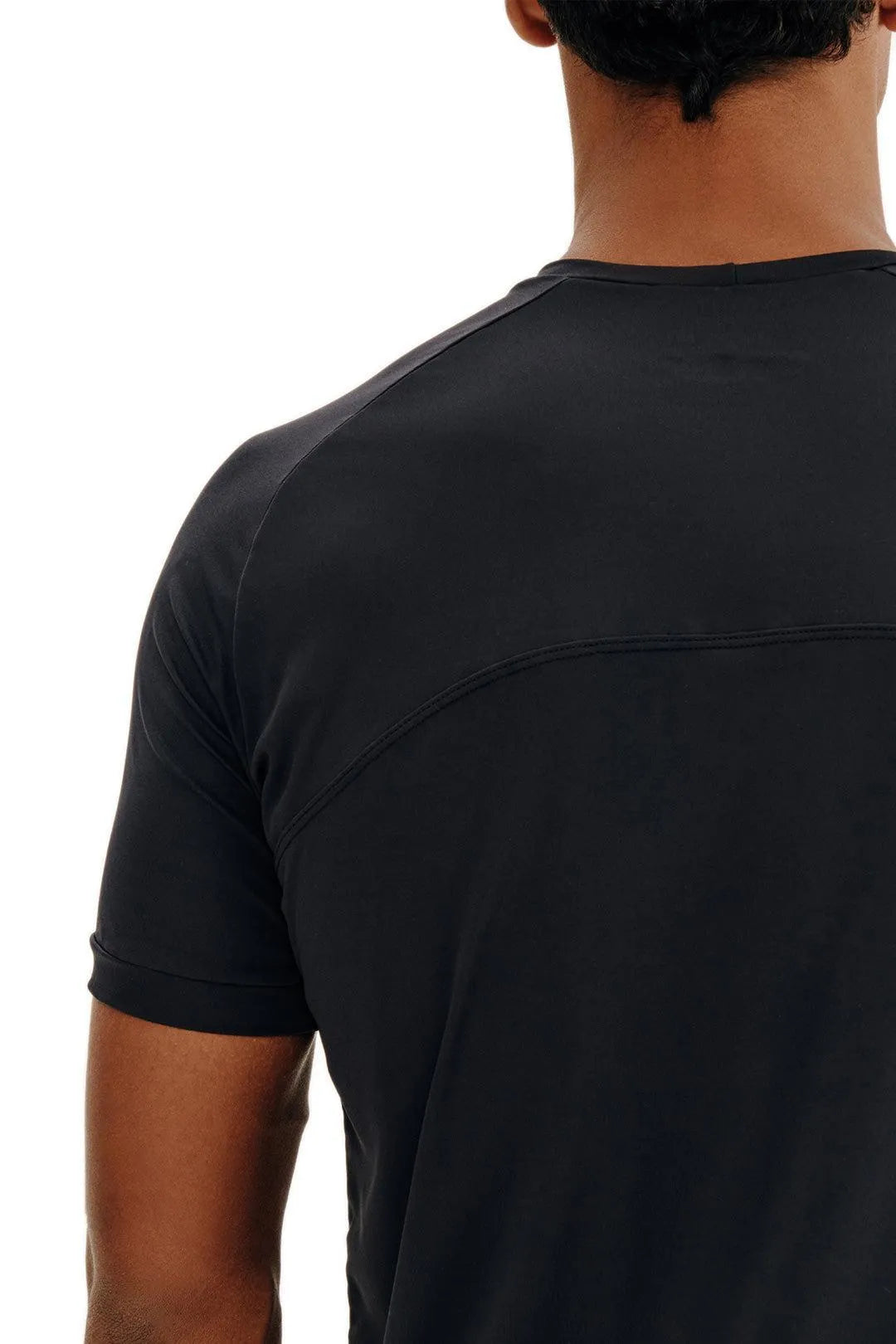 Camisa UV 50 Raglan Masculina Preta