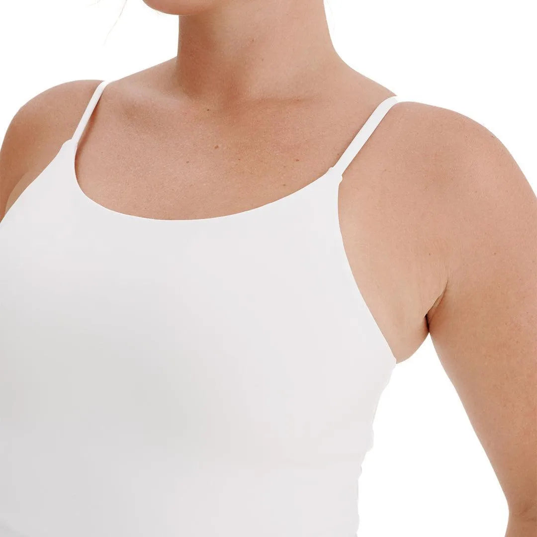 Camiseta de compressão Alcinha Total Emana Branca