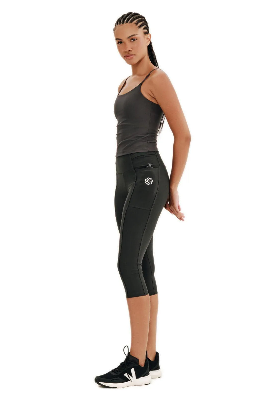 Camiseta de compressão Alcinha Total Emana Grafite