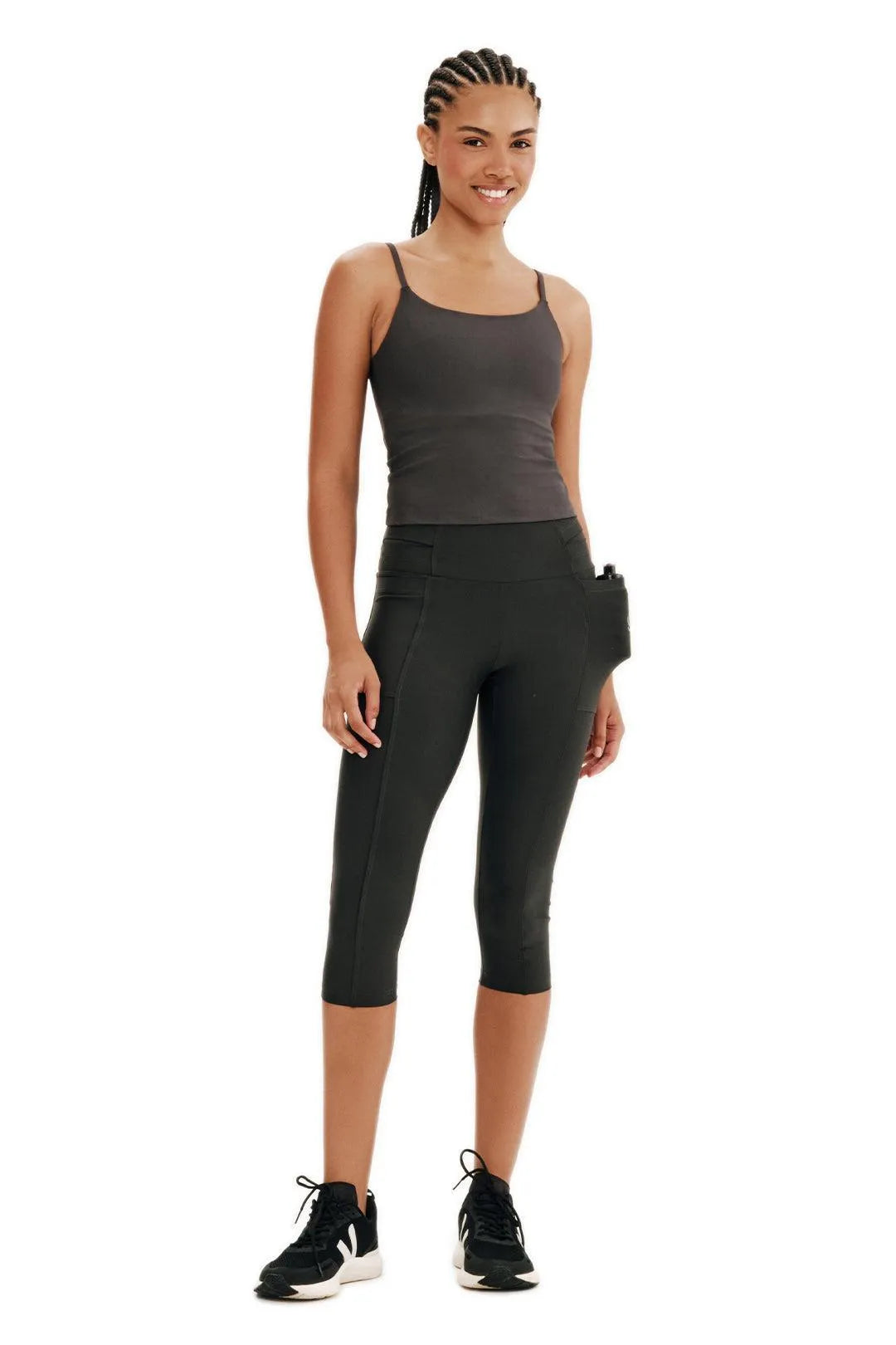 Camiseta de compressão Alcinha Total Emana Grafite