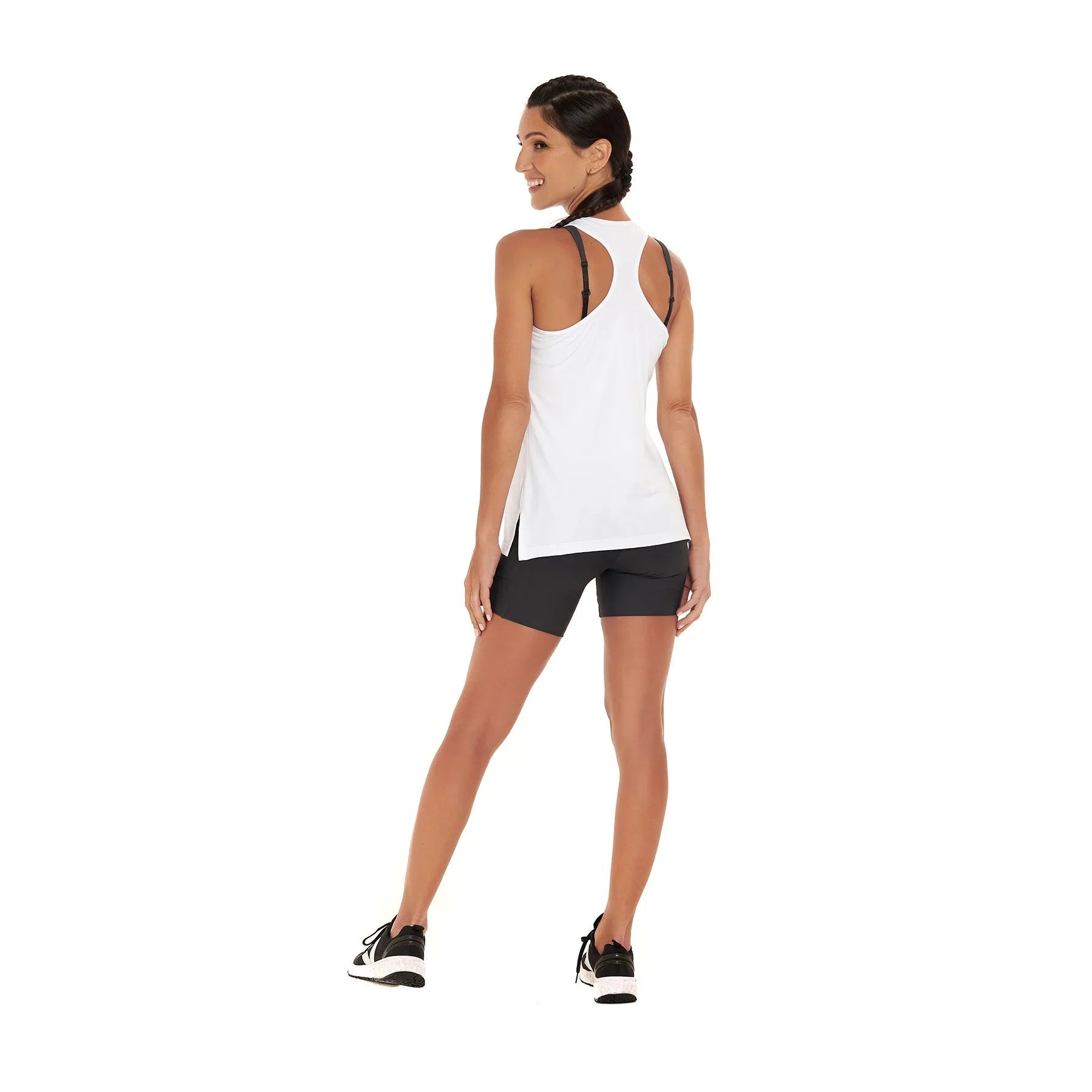 Camiseta UV 50 Comportada Branco