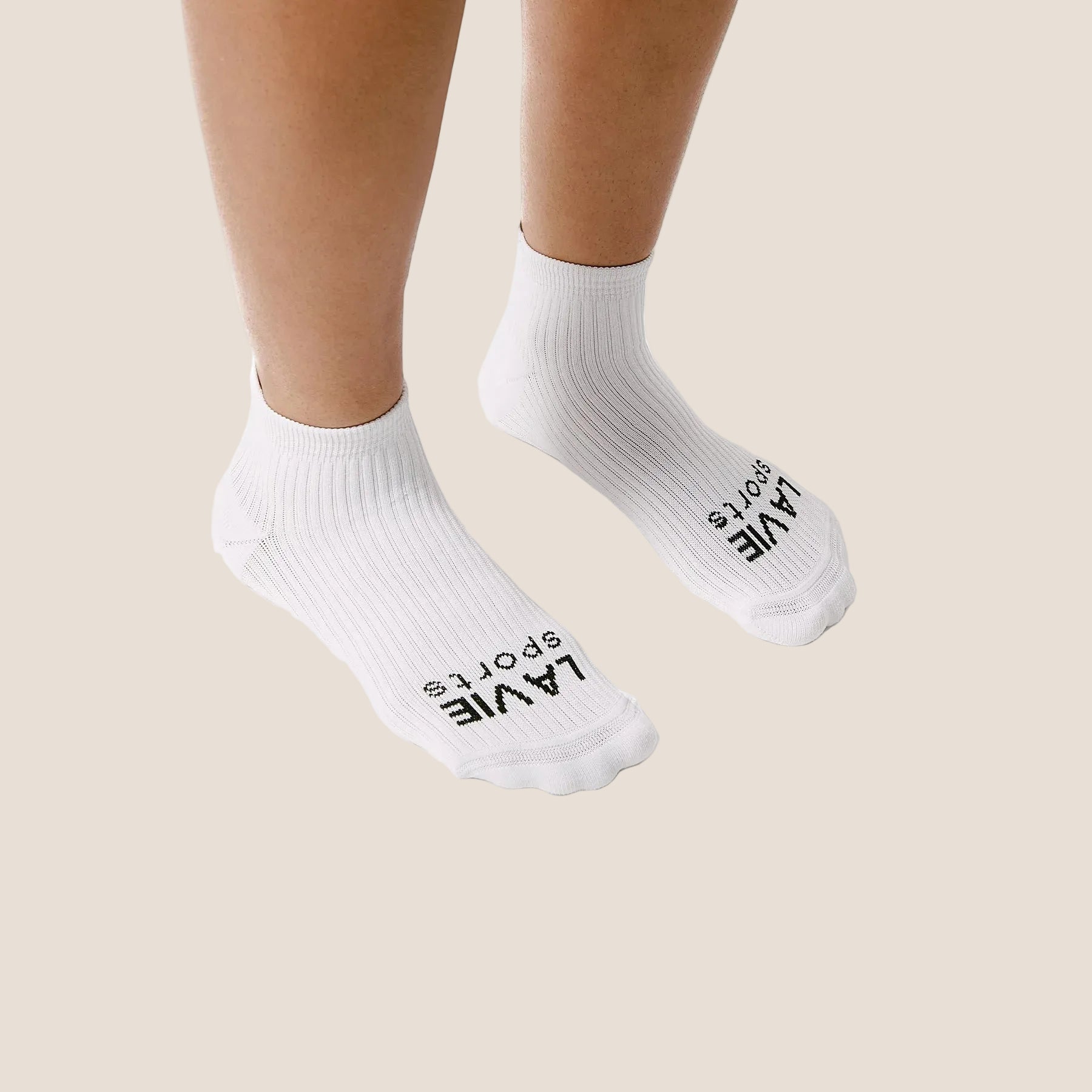 Meia de Compressão Emana Cano Baixo La Vie Branco