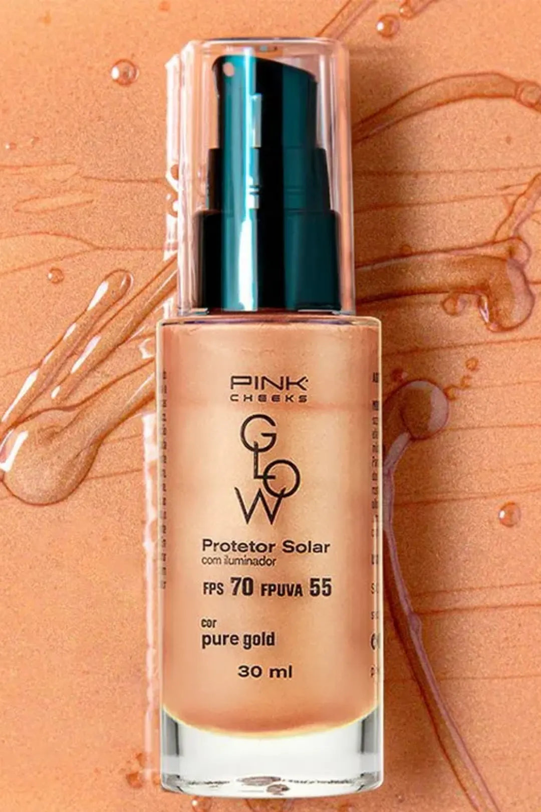 Glow Booster - Pure Gold FPS70 30ml - Pink Cheeks