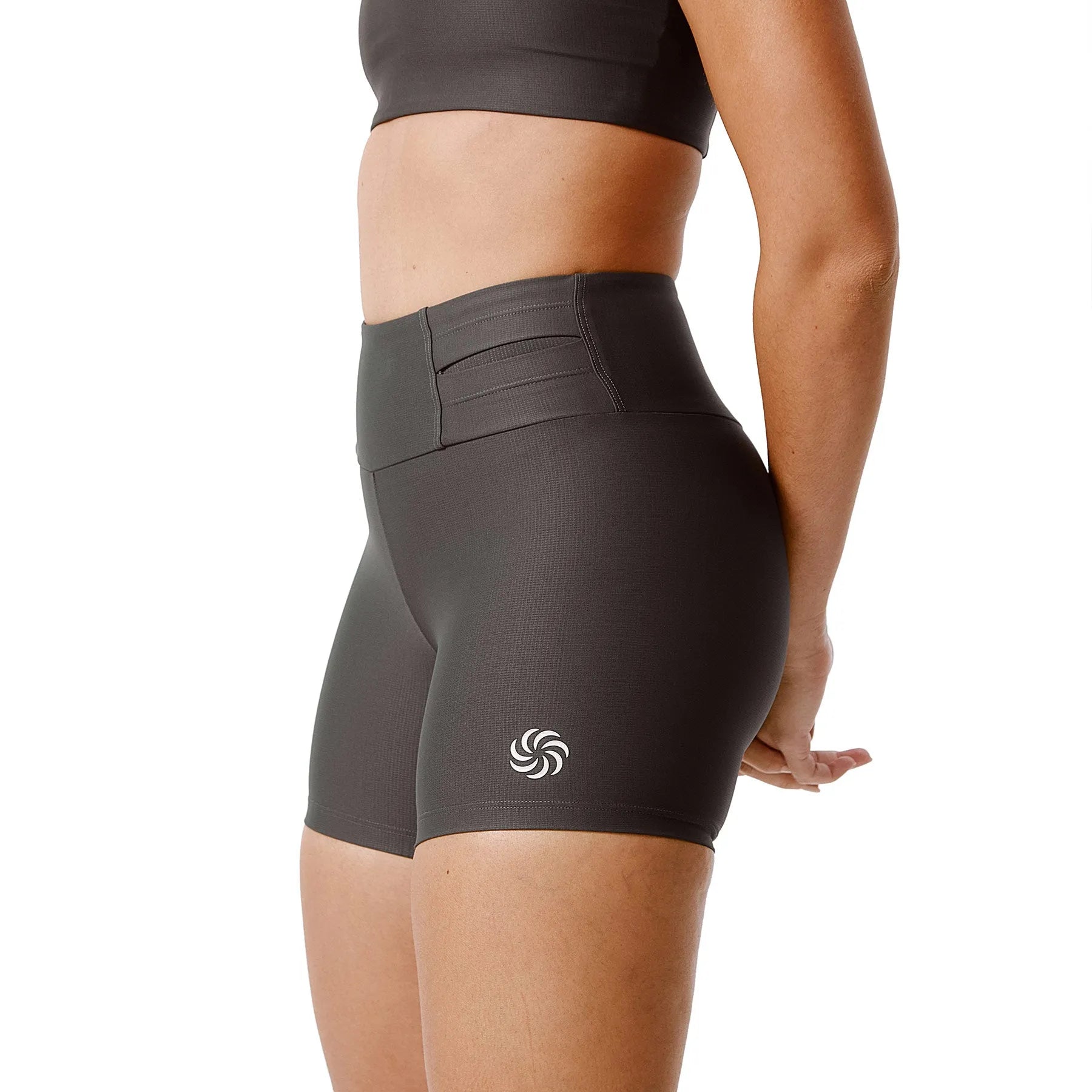 Short de Compressão com Bolso 360º Grafite