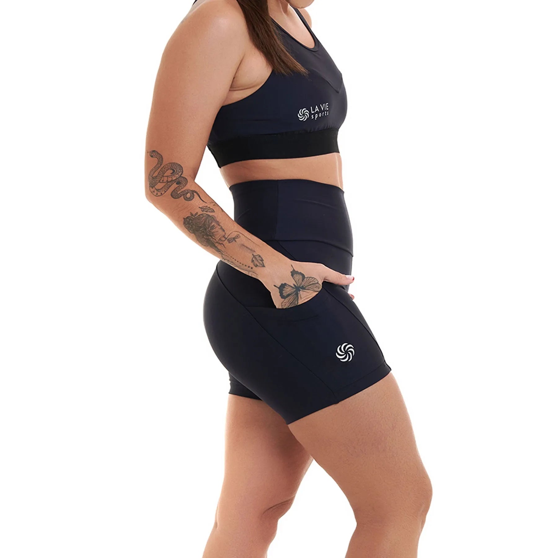 Short de Compressão com Bolsos Clássico