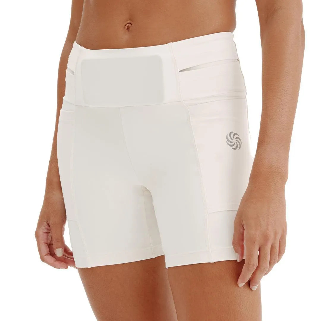 Short de Compressão com Multibolsos Total Emana Latte