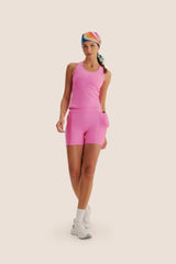SHORT DE COMPRESSÃO COM MULTIBOLSOS LIVRE ROSA