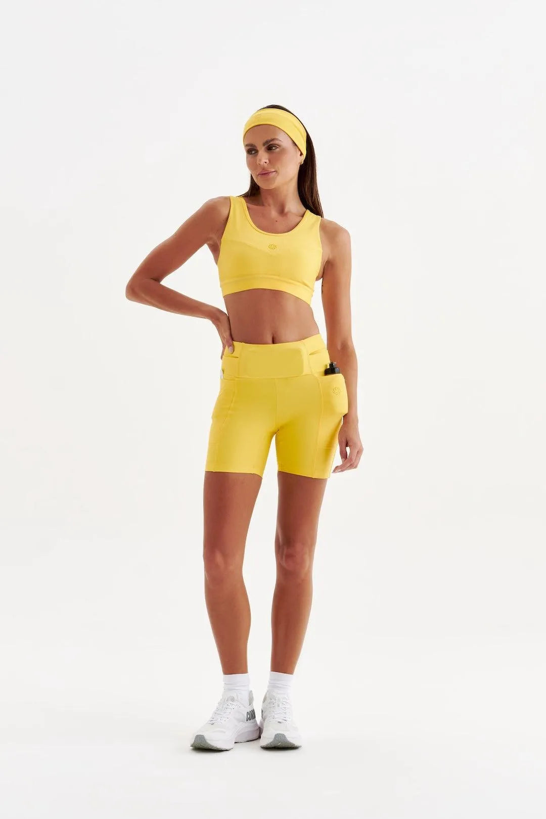 Short de Compressão com Multibolsos Total Emana Luz