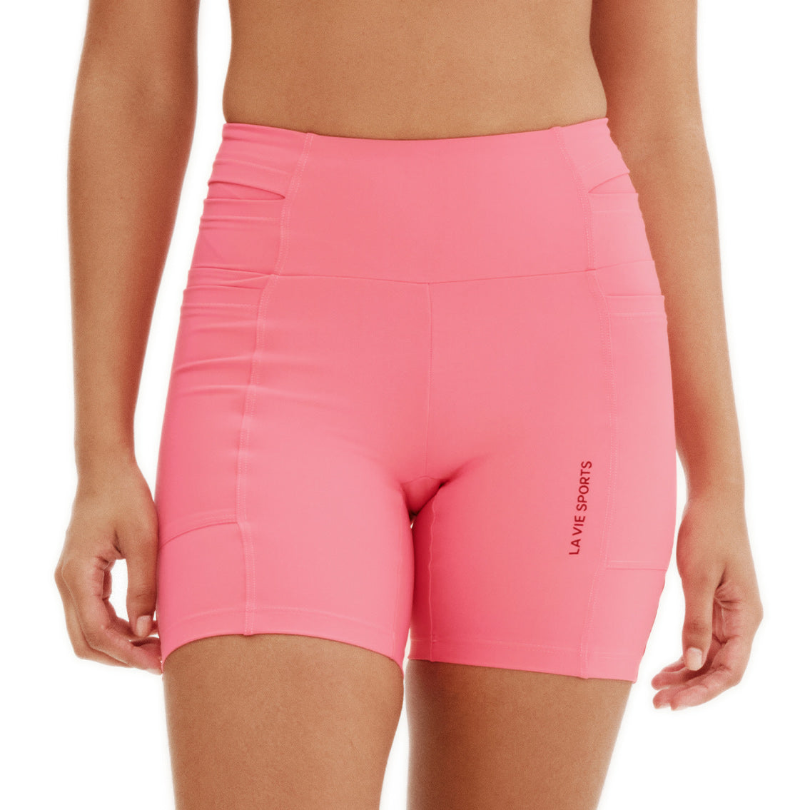 Short de Compressão com Multibolsos Total Emana Rosado