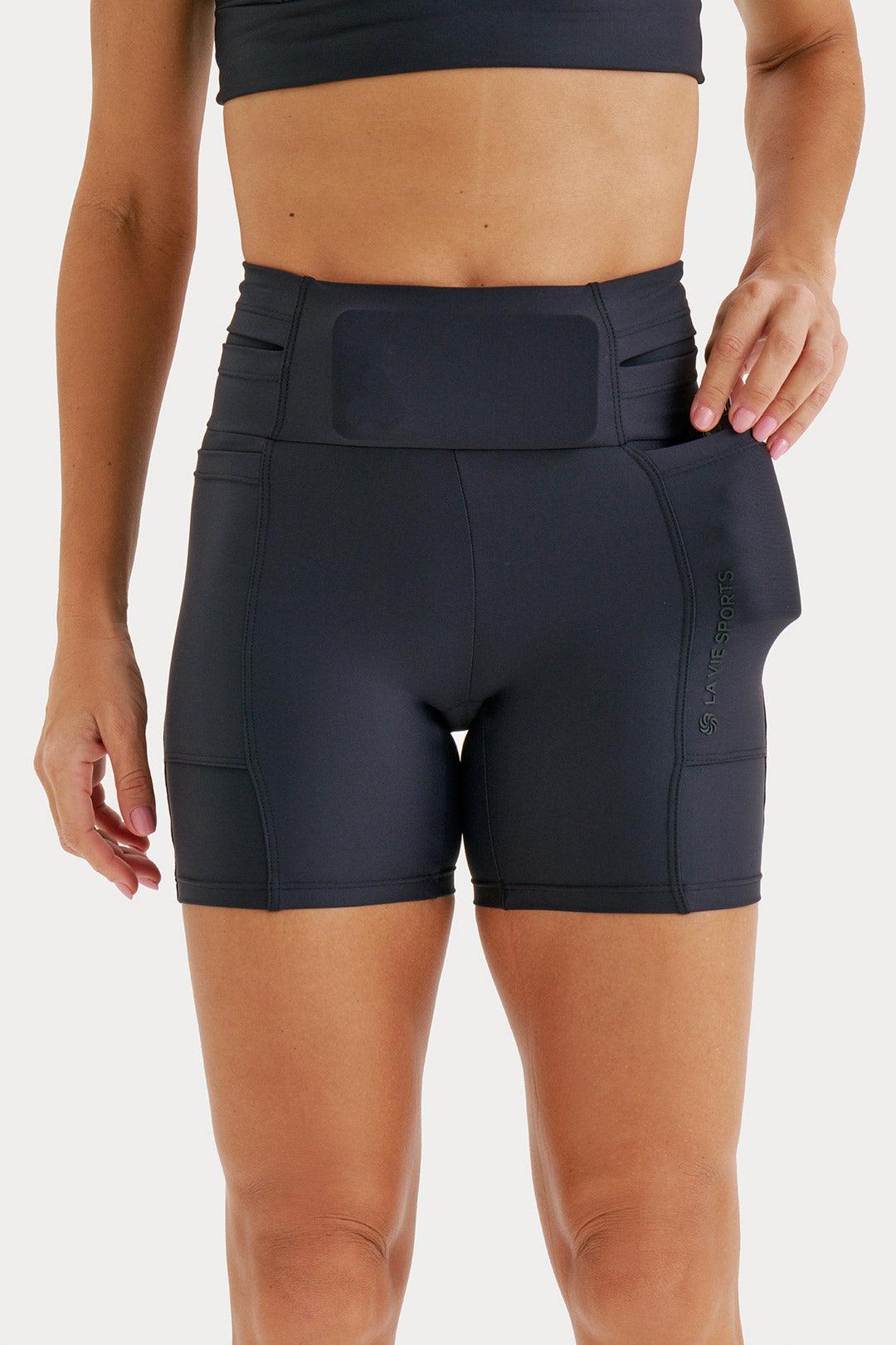 Short de Compressão com Multibolsos Simple