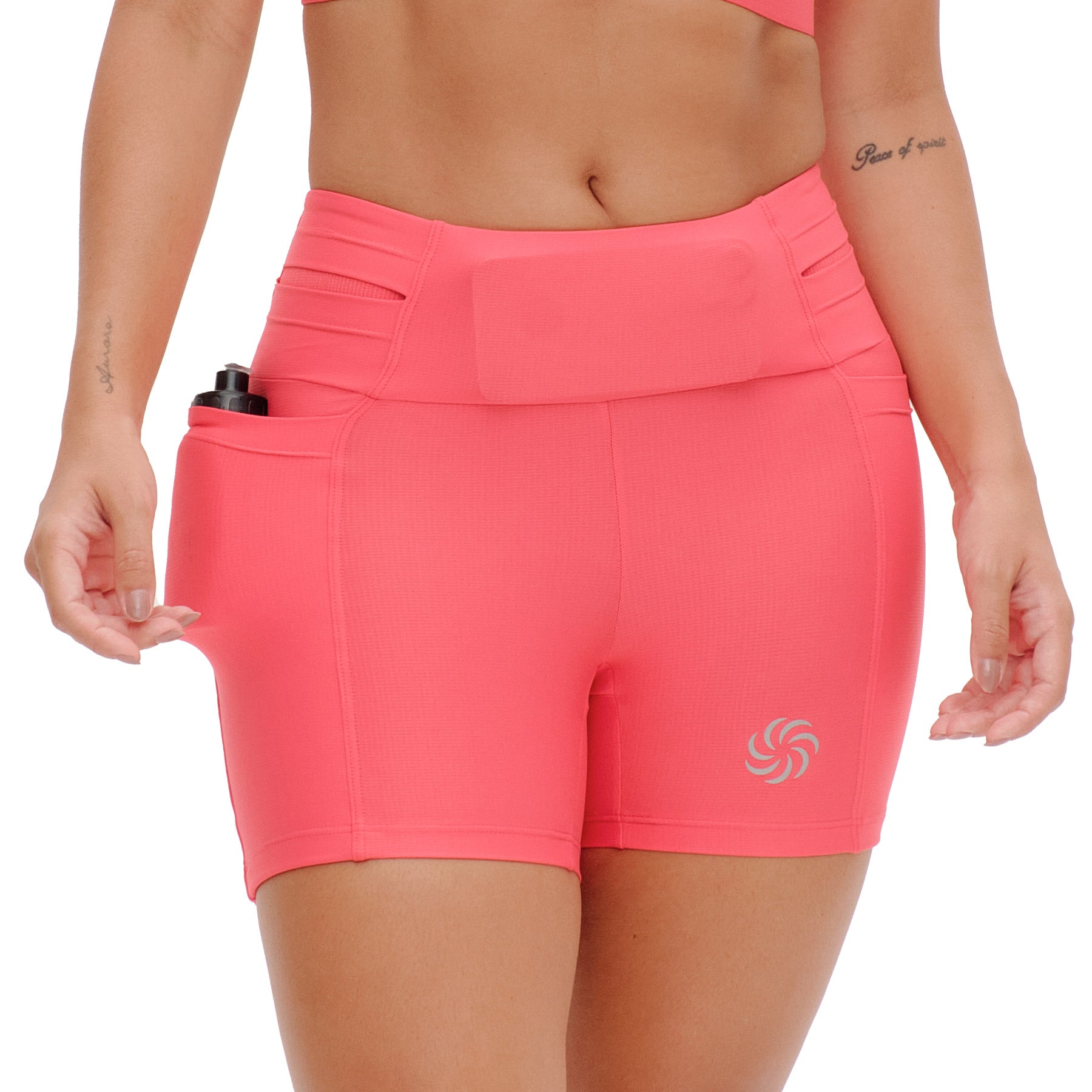 Short de Compressão Curto com Multibolsos