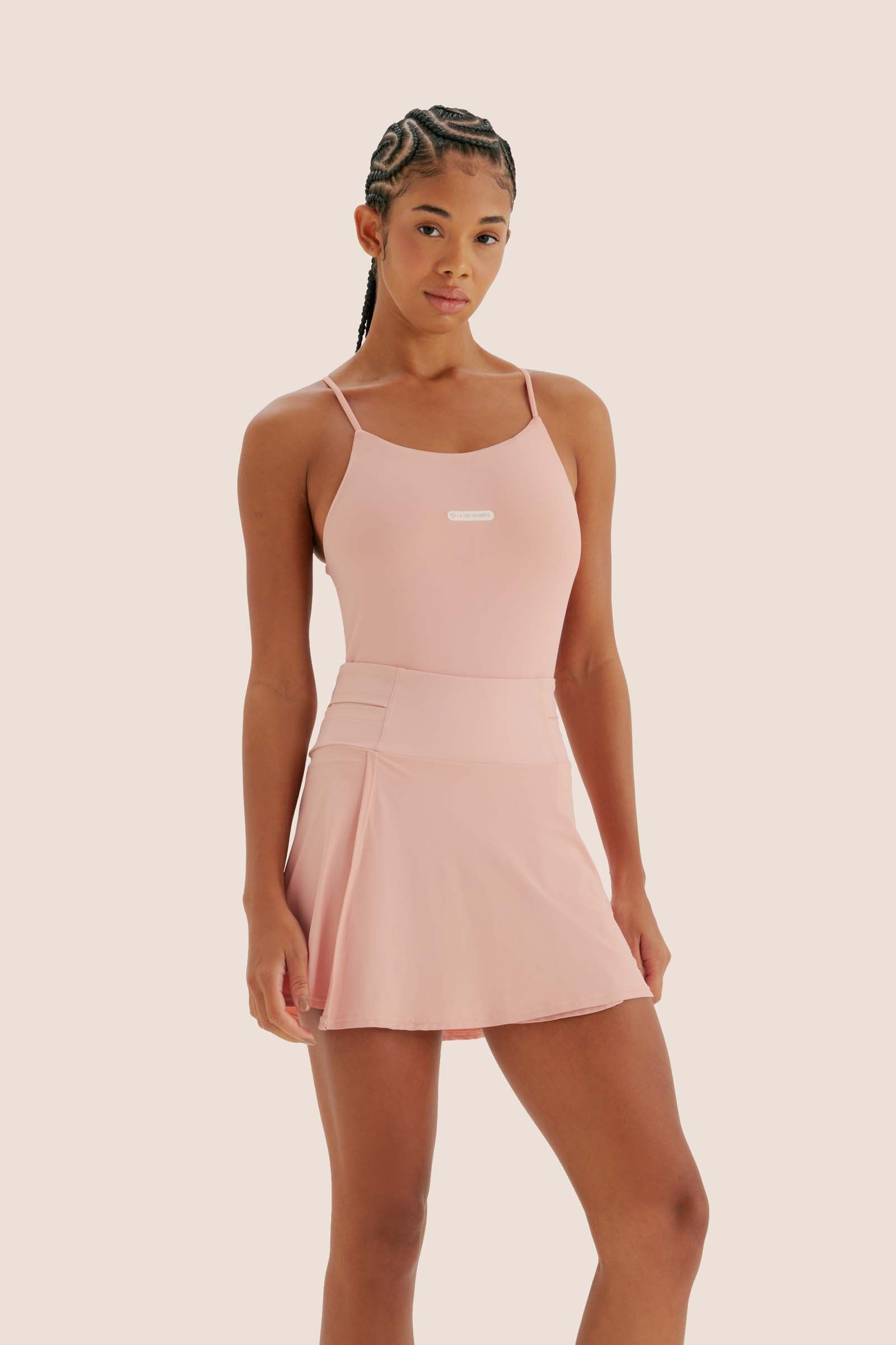 SHORT SAIA MULTIBOLSOS LIVRE ROSE