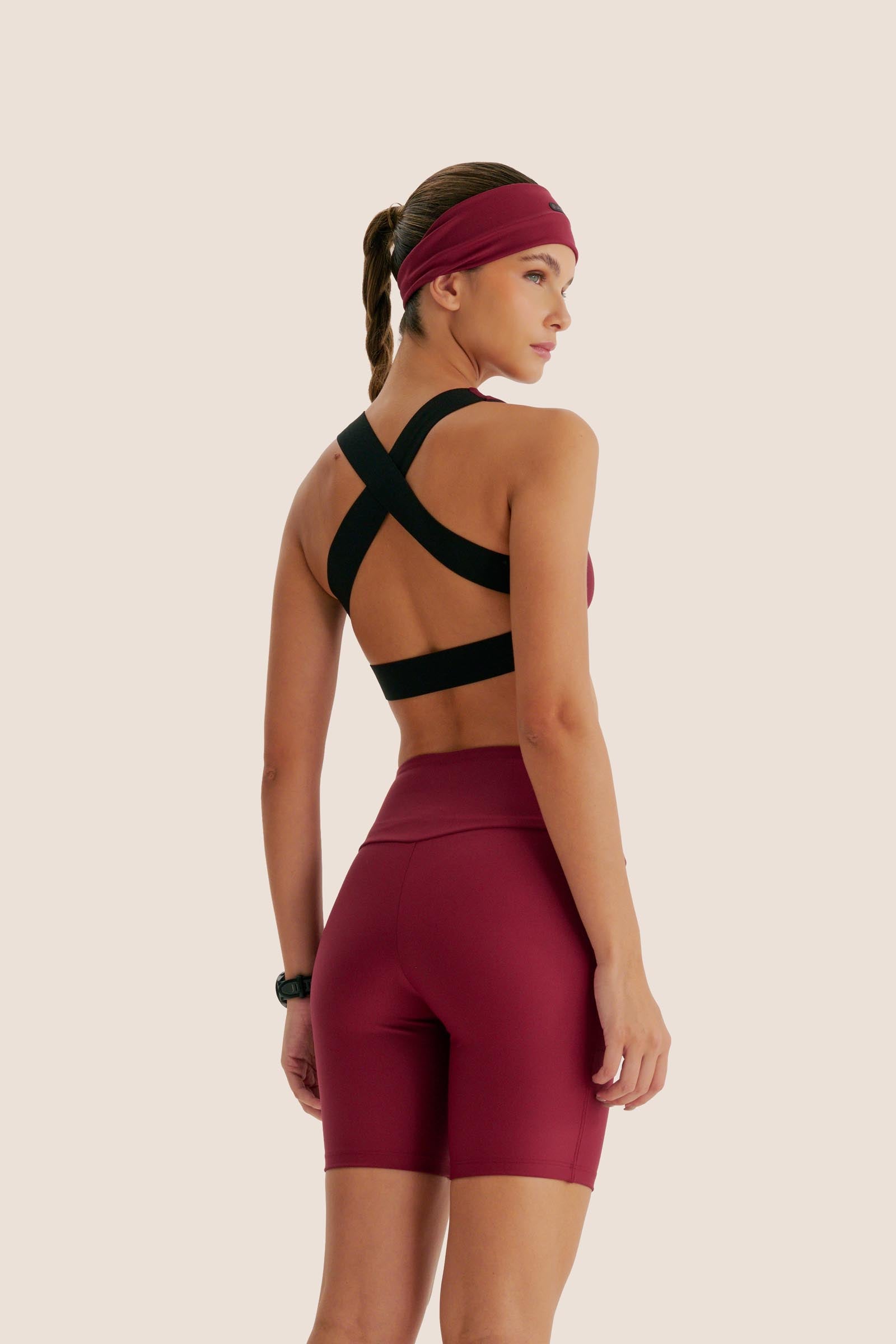 TOP CROPPED DUPLA FACE BETERRABA E PRETO