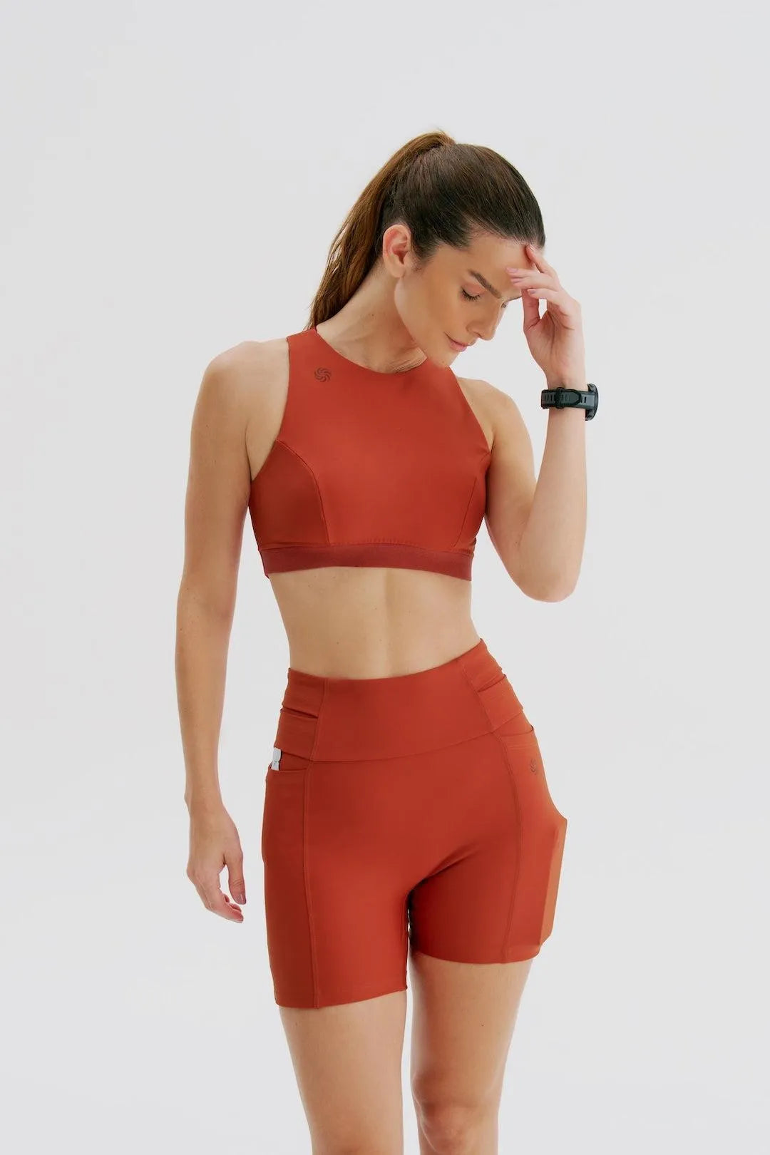 Top Cropped Dupla Face Raiz e Cobre