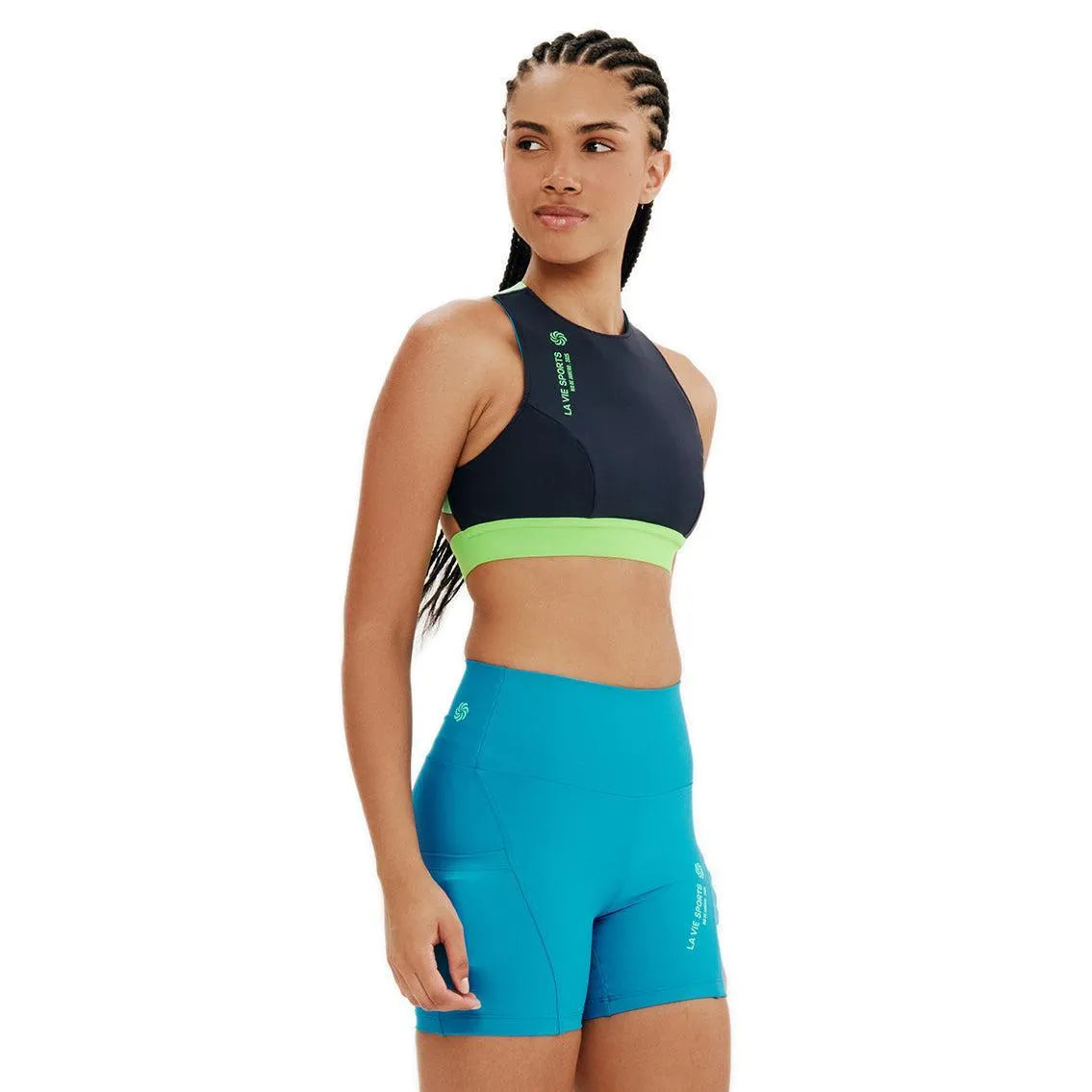 Top Cropped Dupla Face Total Emana Mar e Lagoa