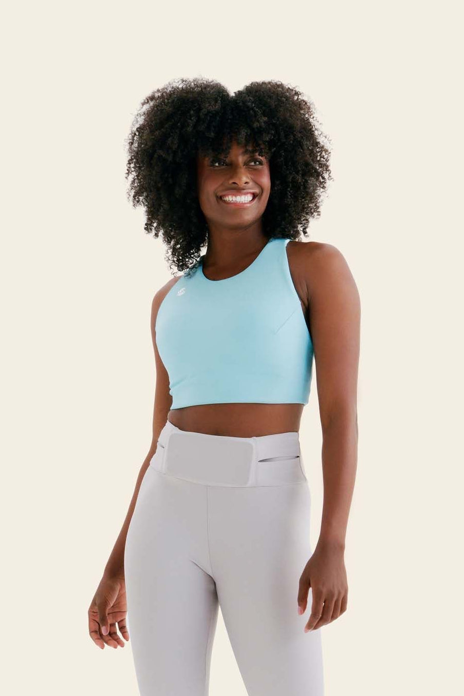 TOP DE COMPRESSÃO COM BOLSO CROPPED BOJO FIXO 2.0 TOTAL EMANA