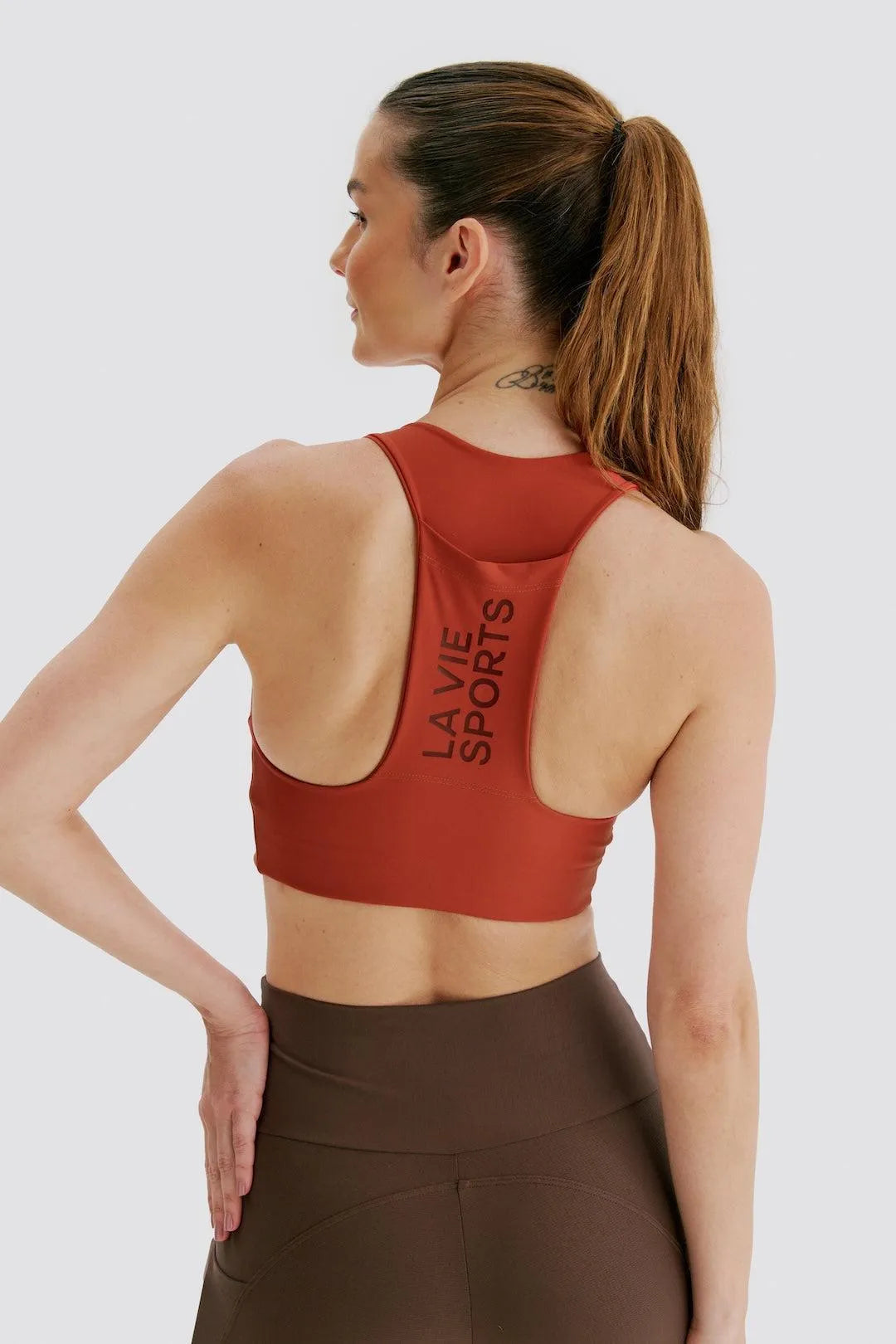 Top de Compressão com Bolso Cropped Bojo Fixo 2.0 Total Emana Cobre