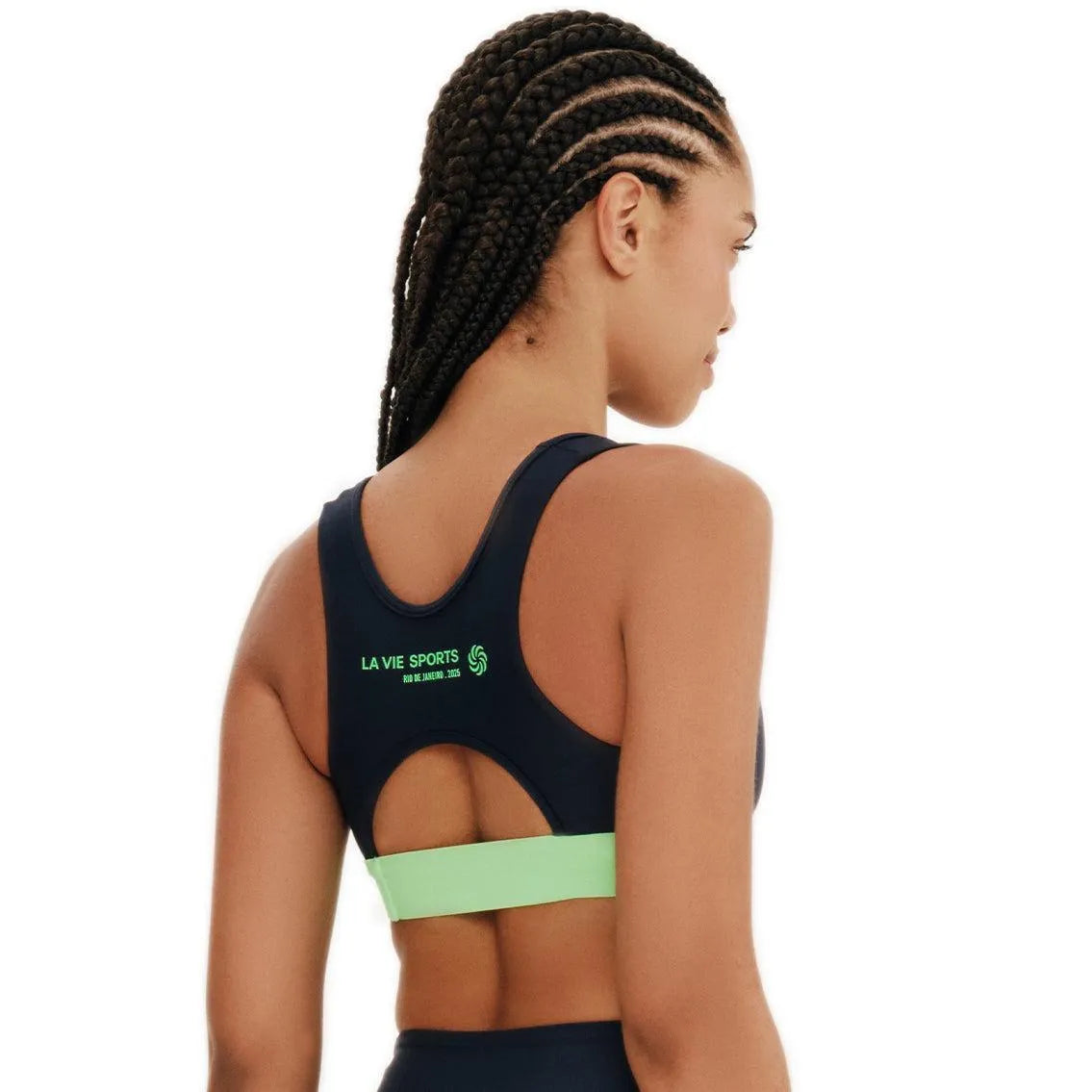 Top de Compressão com Bolso Recortes Total Emana Mar