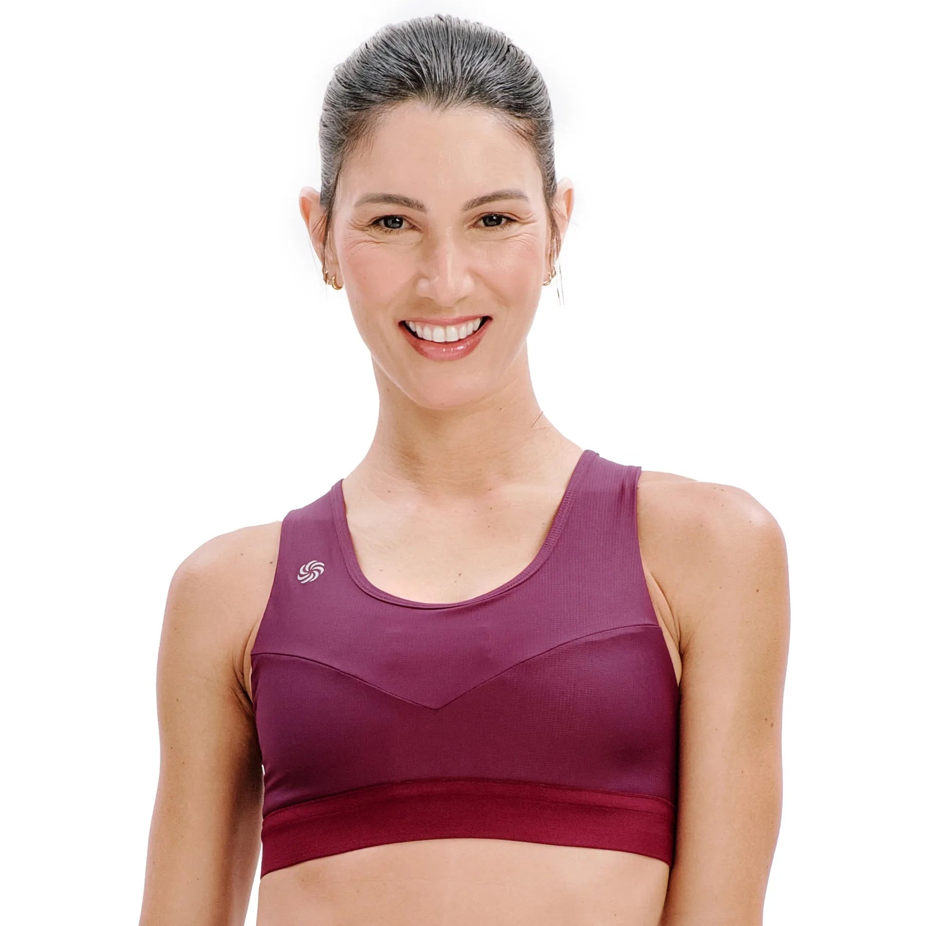 Top de Compressão com Bolso Recortes