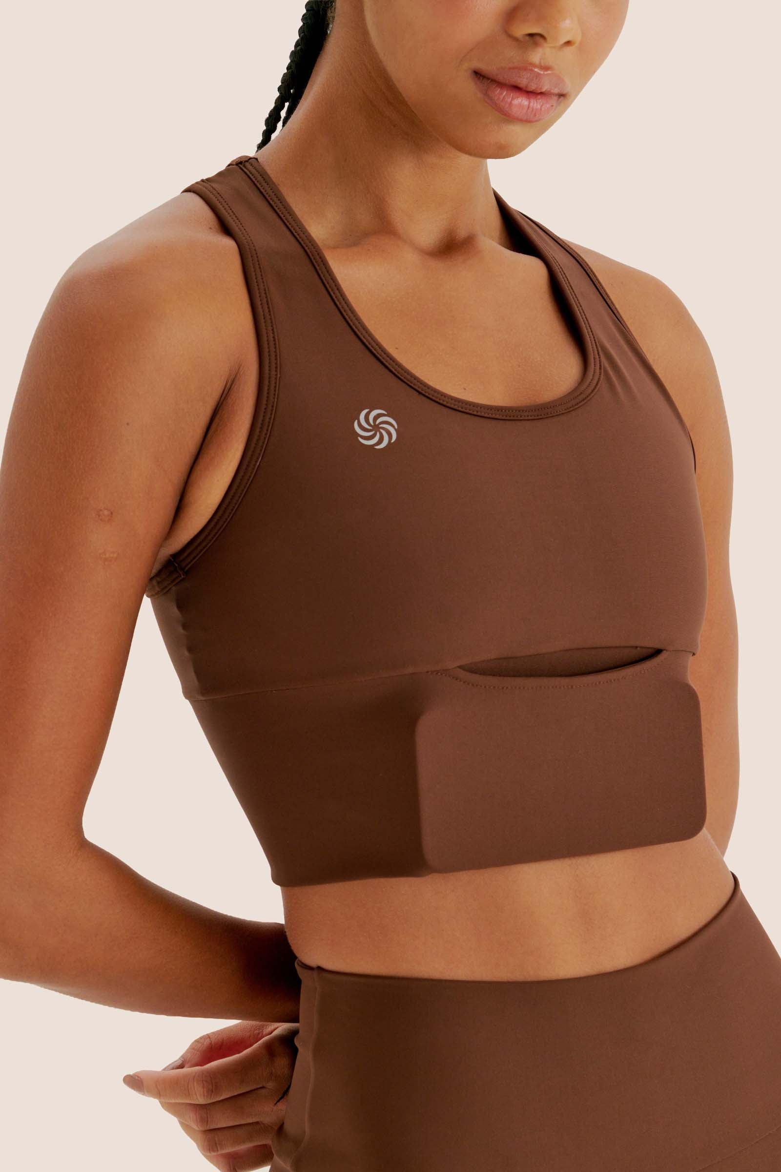 TOP DE COMPRESSÃO MULTIBOLSOS TOTAL EMANA CAFÉ