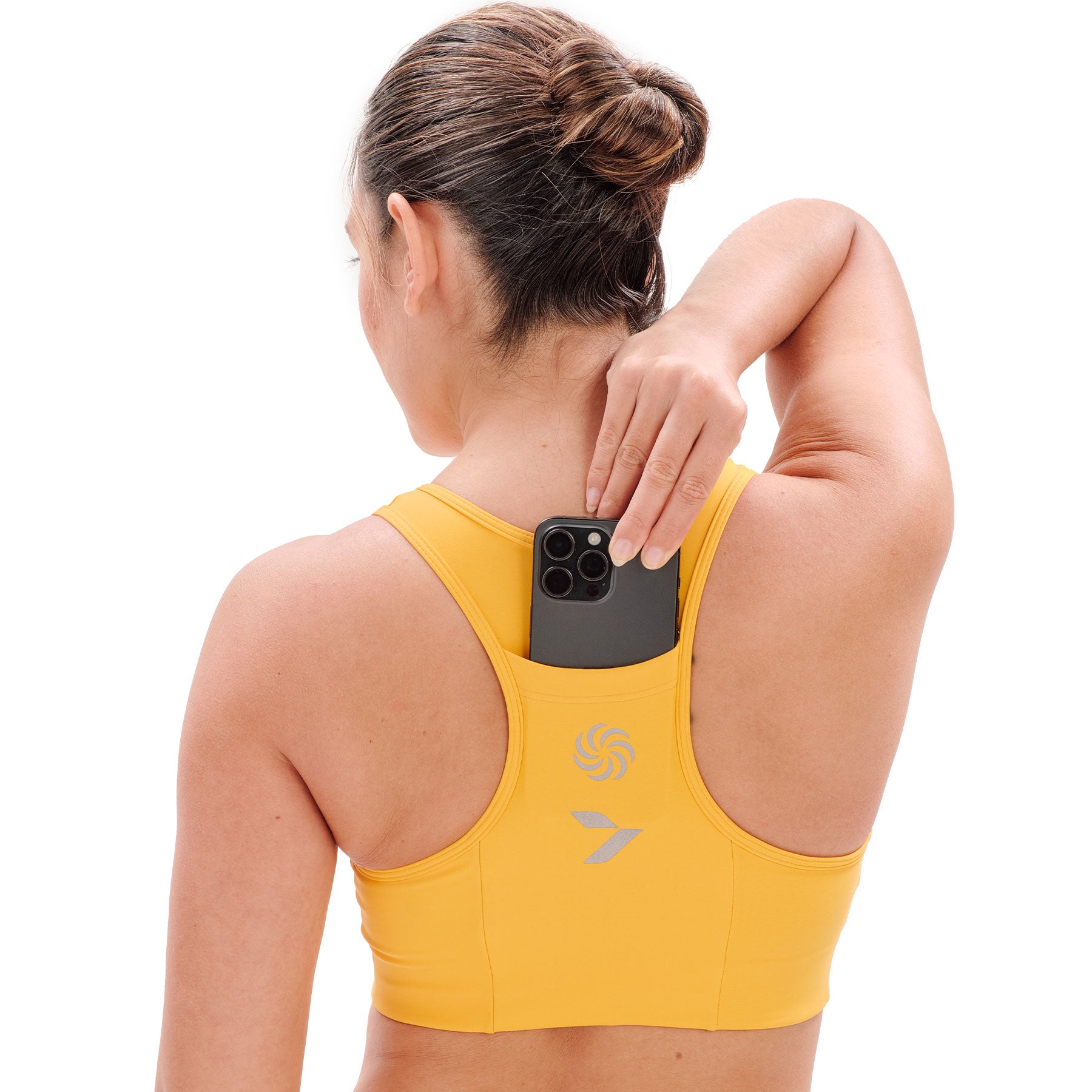 Top de Compressão com Super Bolso 2.0 Total Emana Yellow