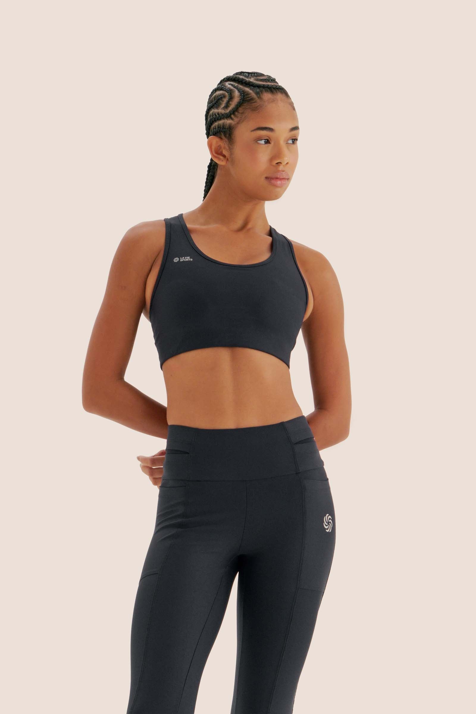 Top de Compressão com Super Bolso 2.0 Preto