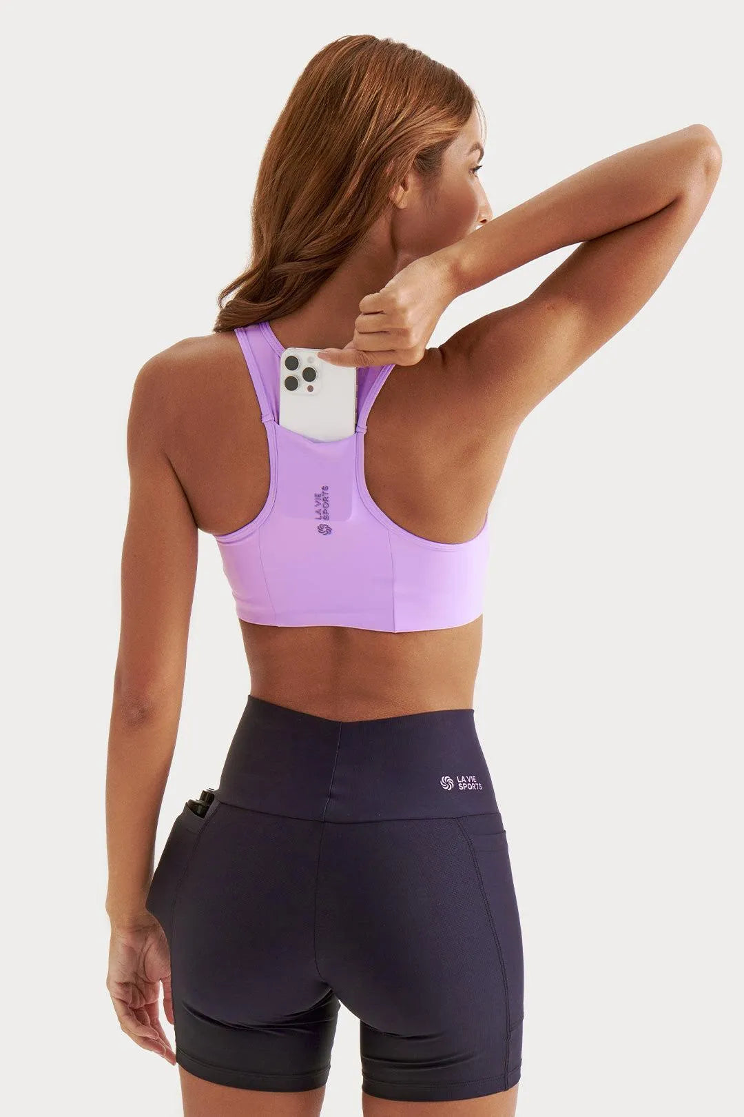 Top de Compressão com Super Bolso 2.0 Total Emana Lavanda