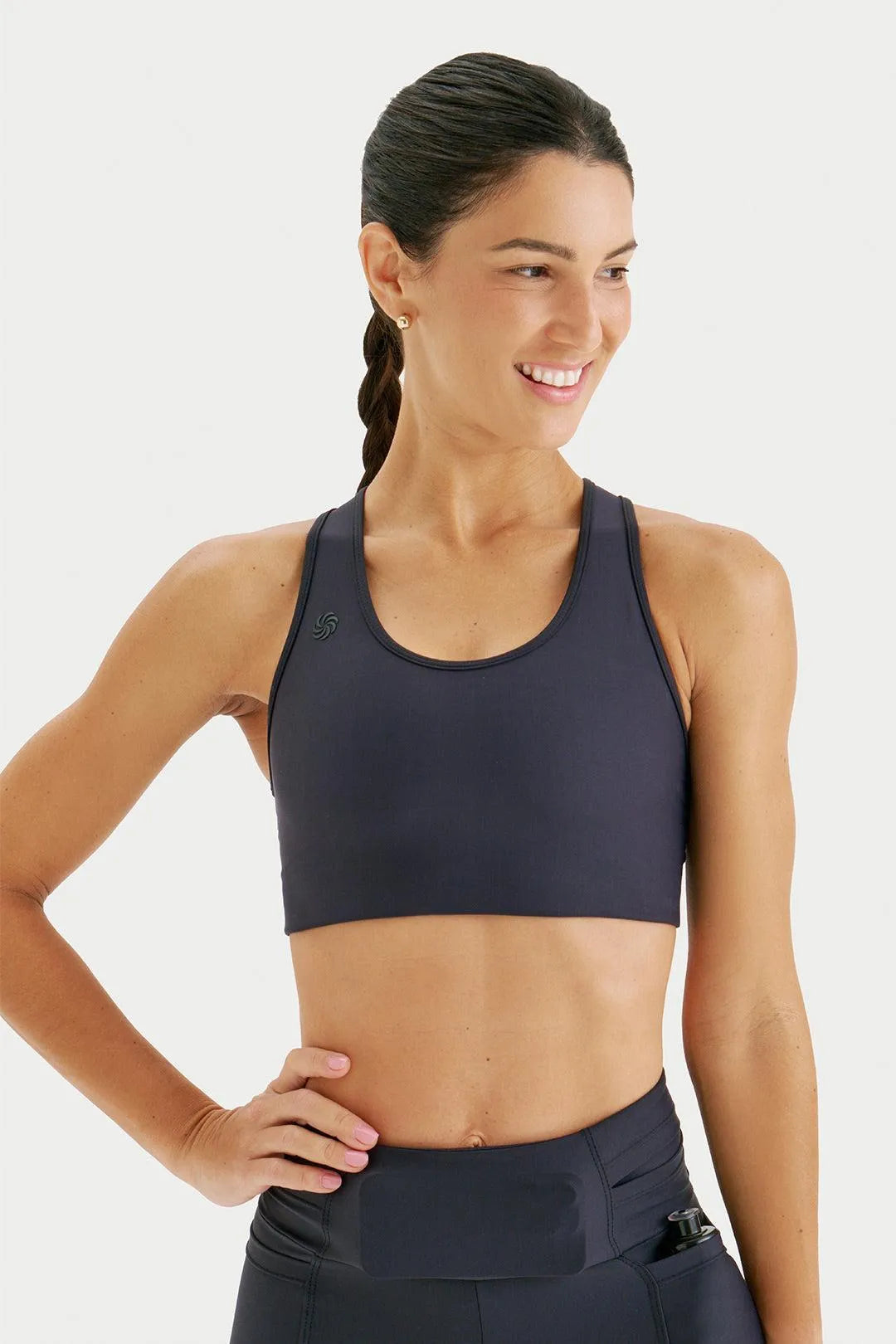 Top de Compressão com Super Bolso 2.0 Simple Preto