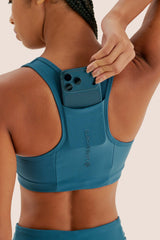 TOP DE COMPRESSÃO COM SUPER BOLSO 2.0 SIMPLE PETRÓLEO