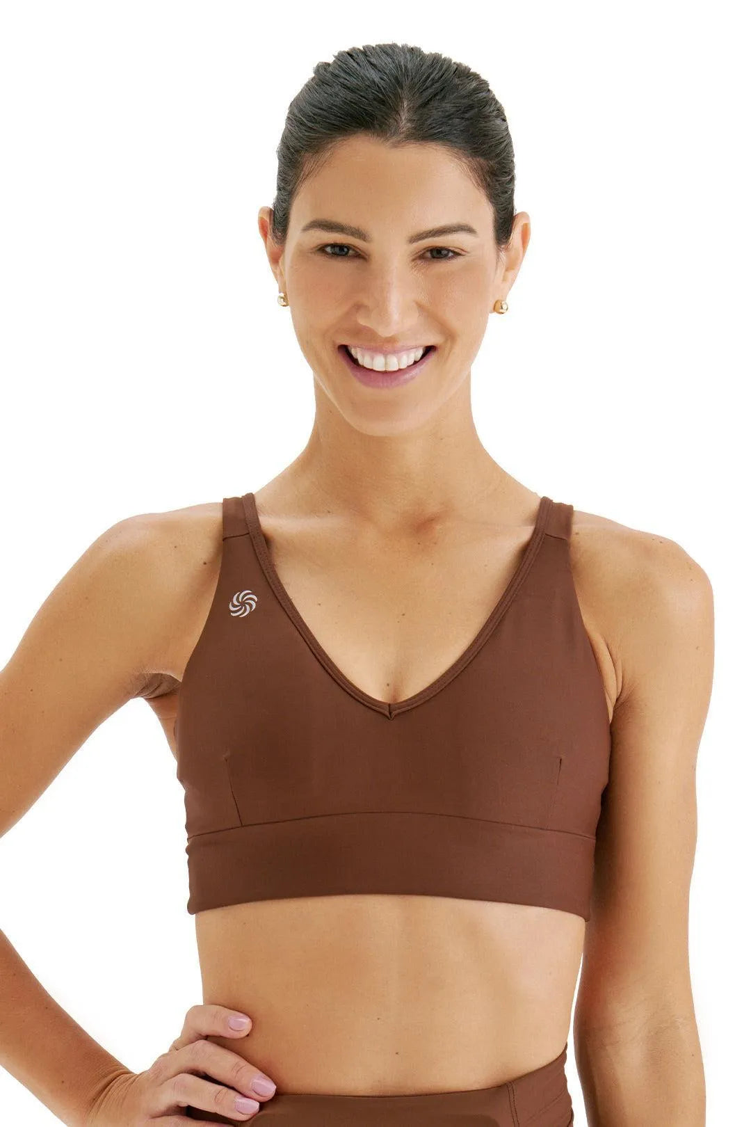 Top de Compressão Conforto 2.0 Total Emana Café