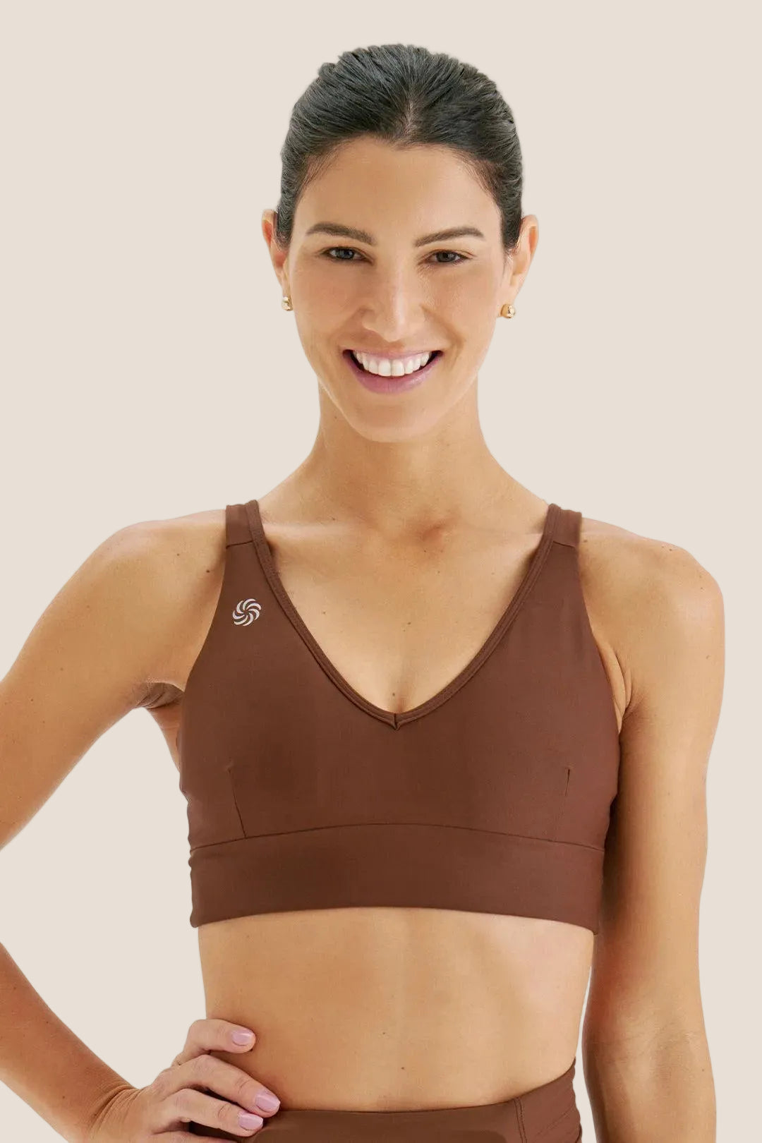 Top de Compressão Conforto 2.0 Total Emana Café