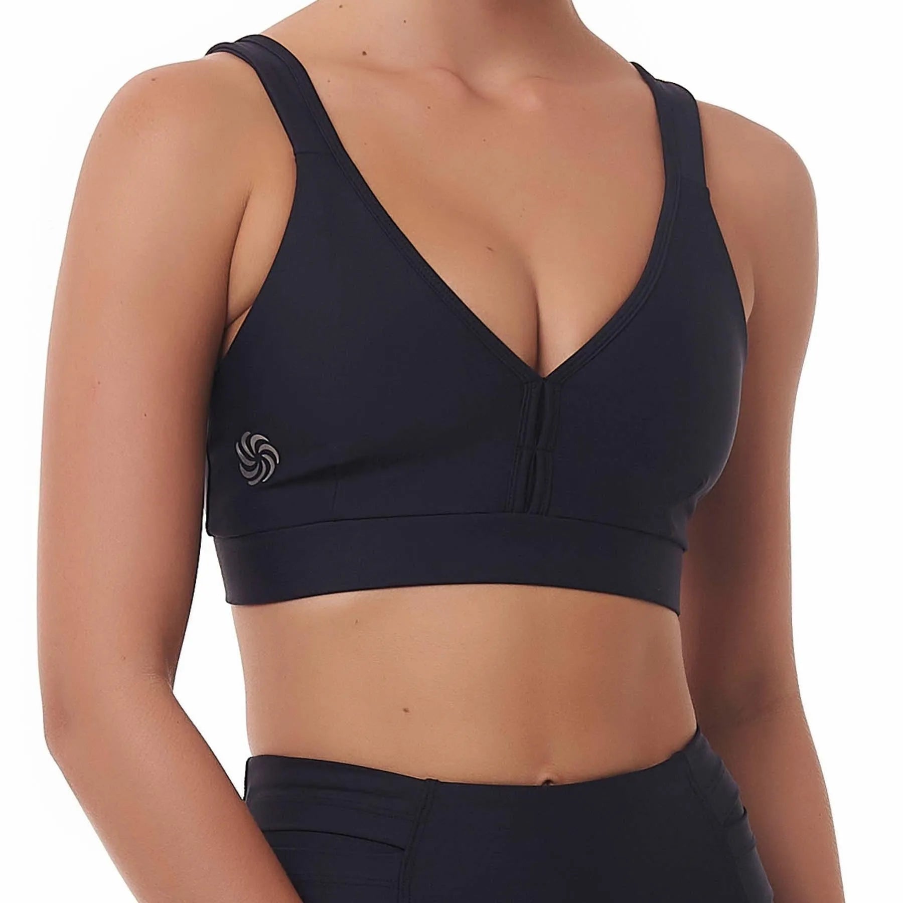 Top de Compressão Conforto Total Emana Preto