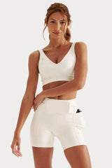 Top de Compressão Conforto 2.0 Simple Off White