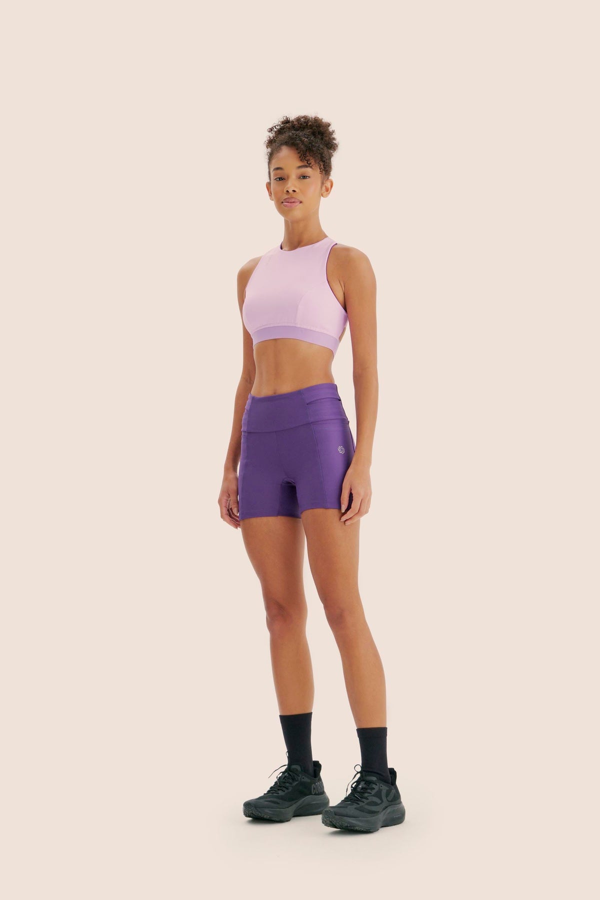 TOP CROPPED DUPLA FACE Emana + FlexSkin™ AÇAÍ