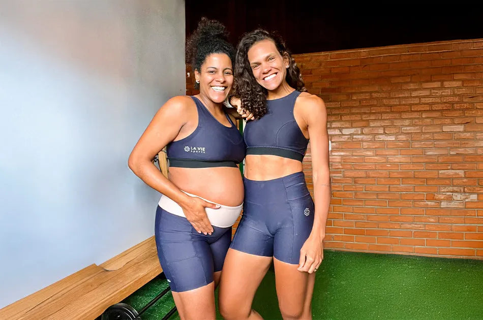 Exercícios na gravidez: musculação segura para mãe e bebê